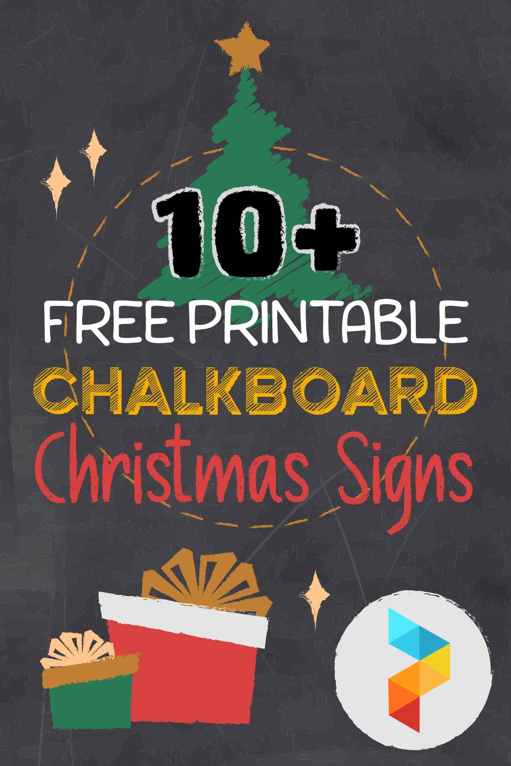 Chalkboard Christmas Signs