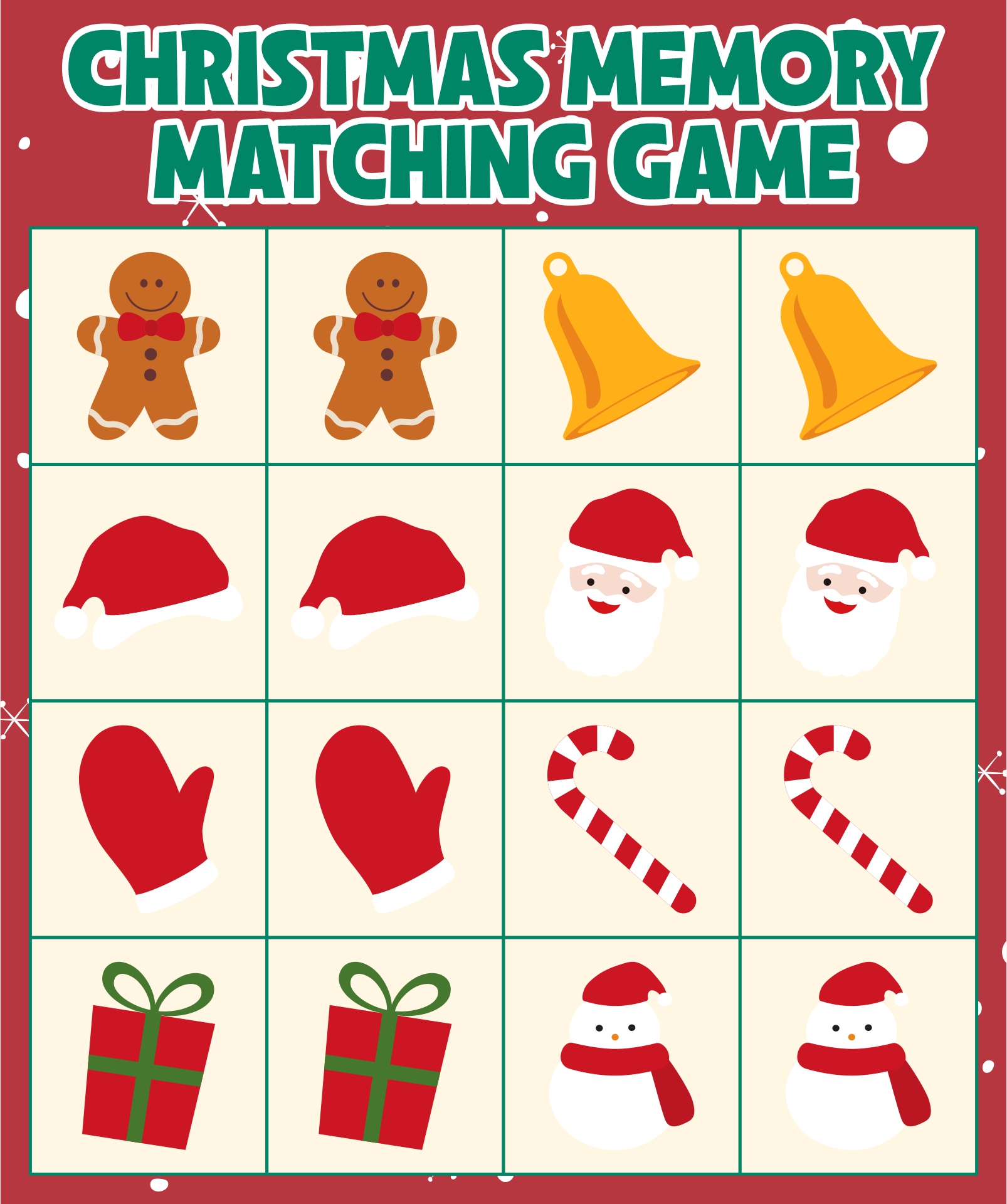 Christmas Games and Activities Printable Set