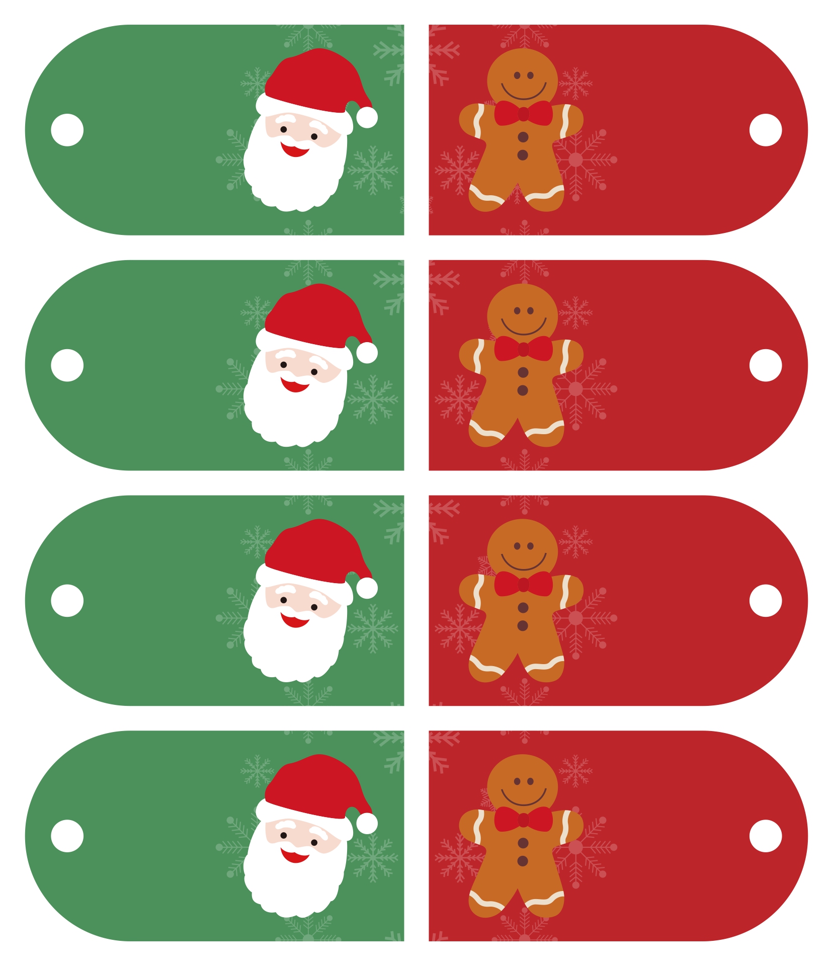 Christmas Present Labels Paper Printable