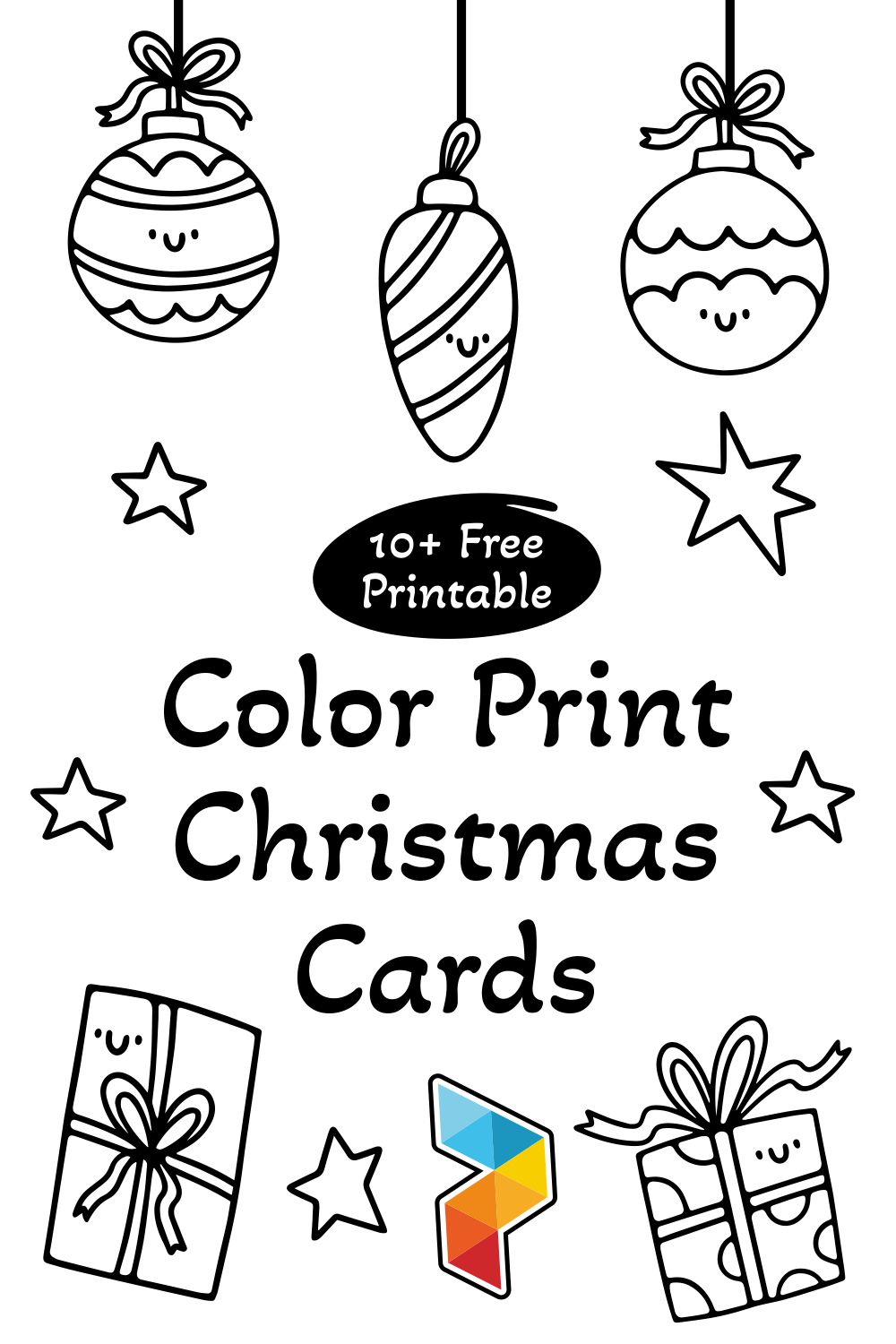 Color Print Christmas Cards