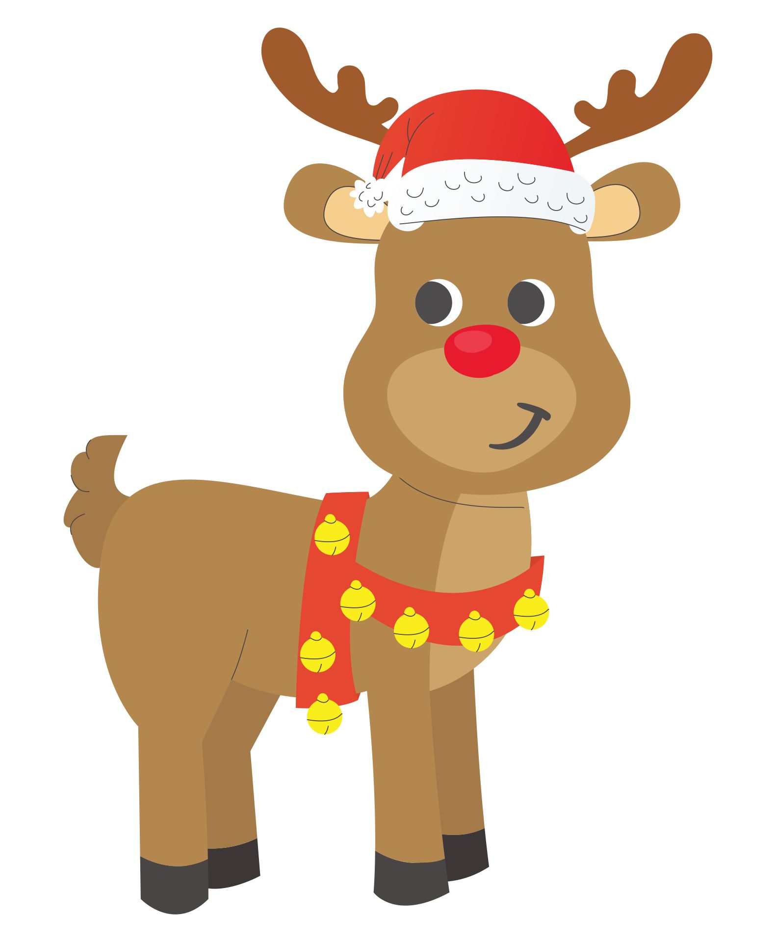 Cute Reindeer Printable Graphics for Kids