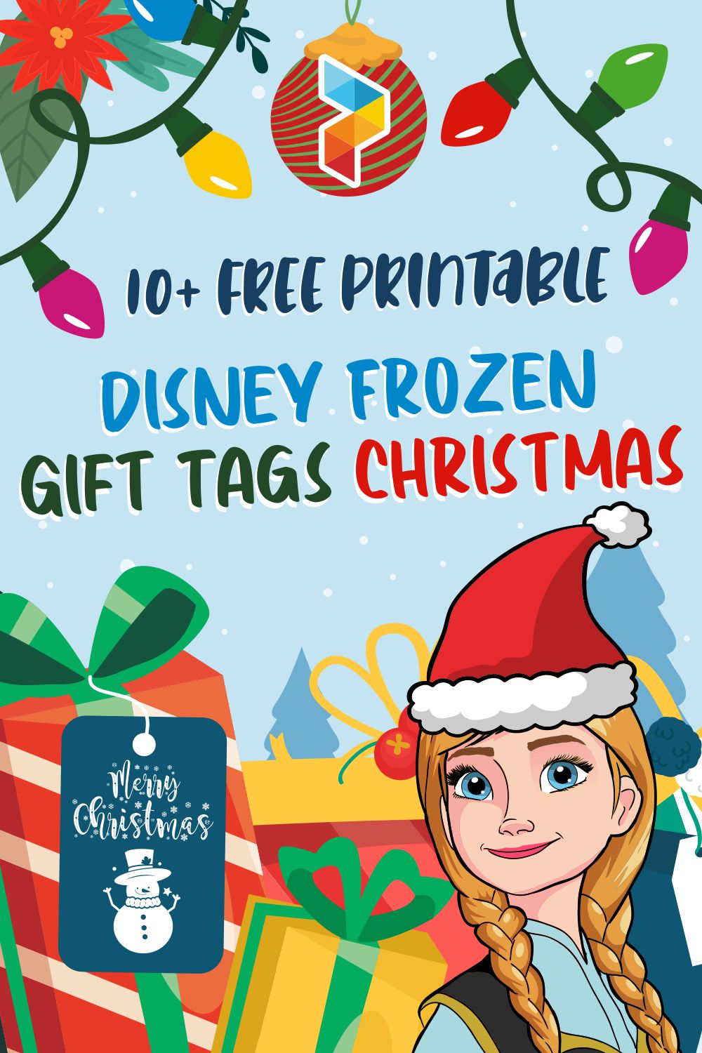 Disney Frozen Gift Tags Christmas