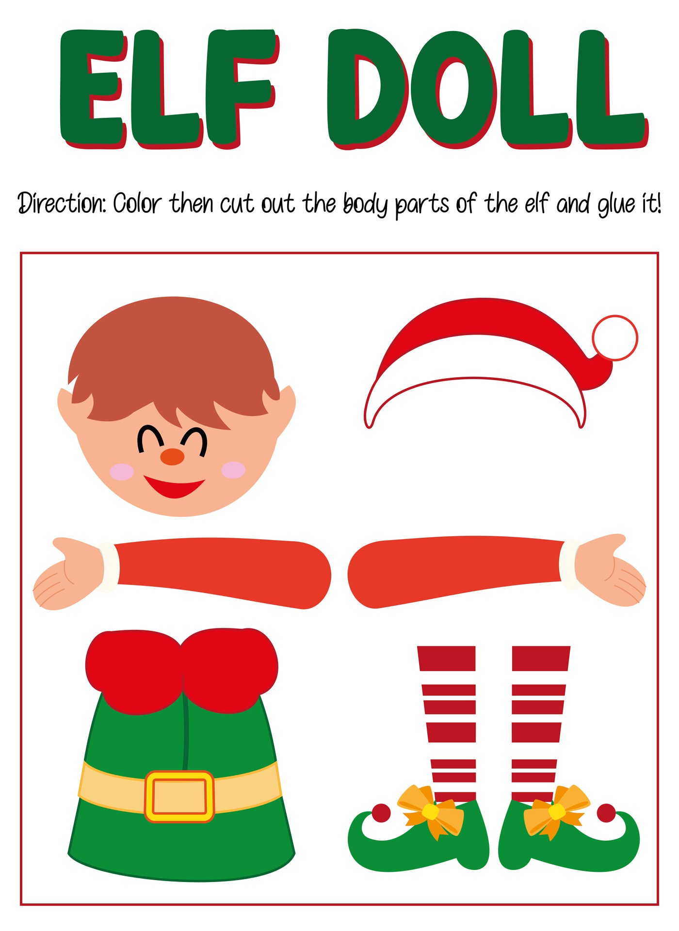 DIY Elf Craft Printables