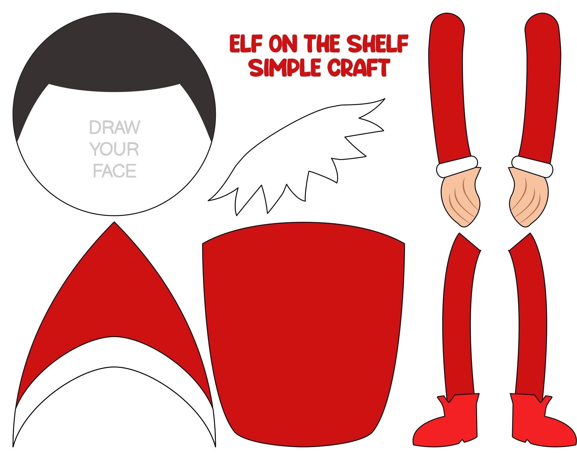 Elf on the Shelf Simple Craft