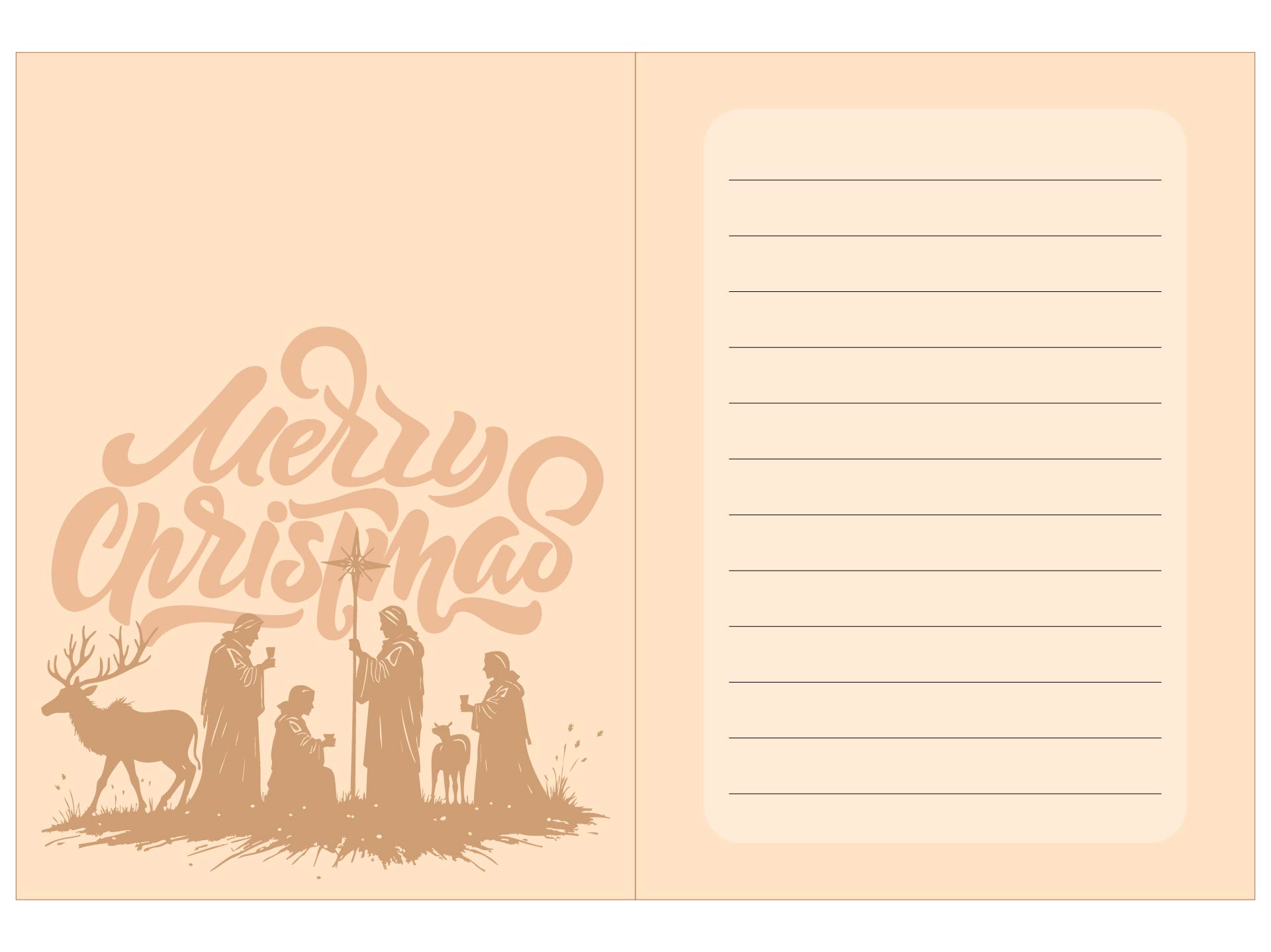 Faith-Based Christmas Cards Printable