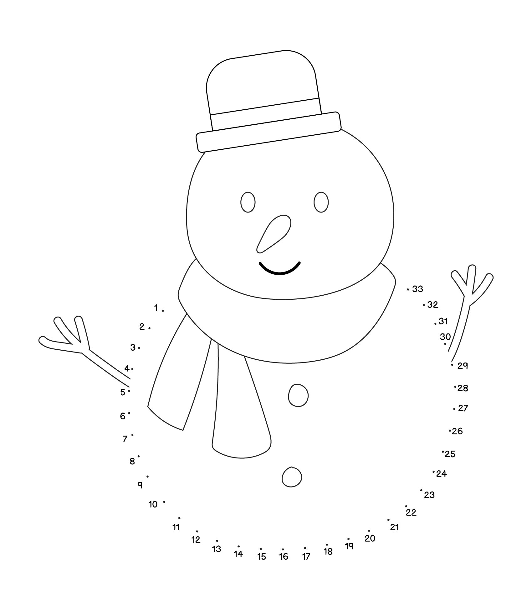 Frosty Snowman Activity Pages