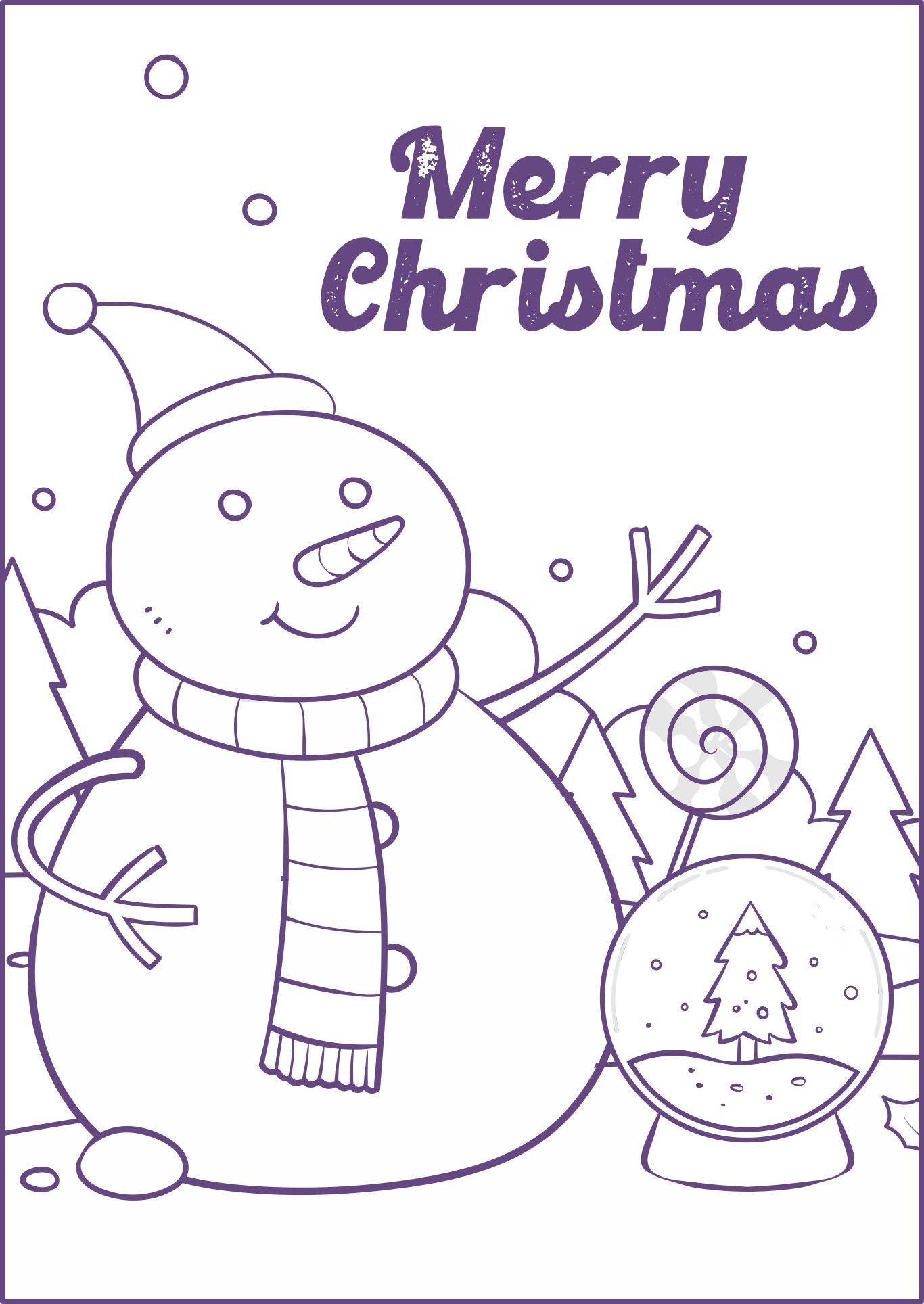 Frosty the Snowman Christmas Party Coloring Sheets