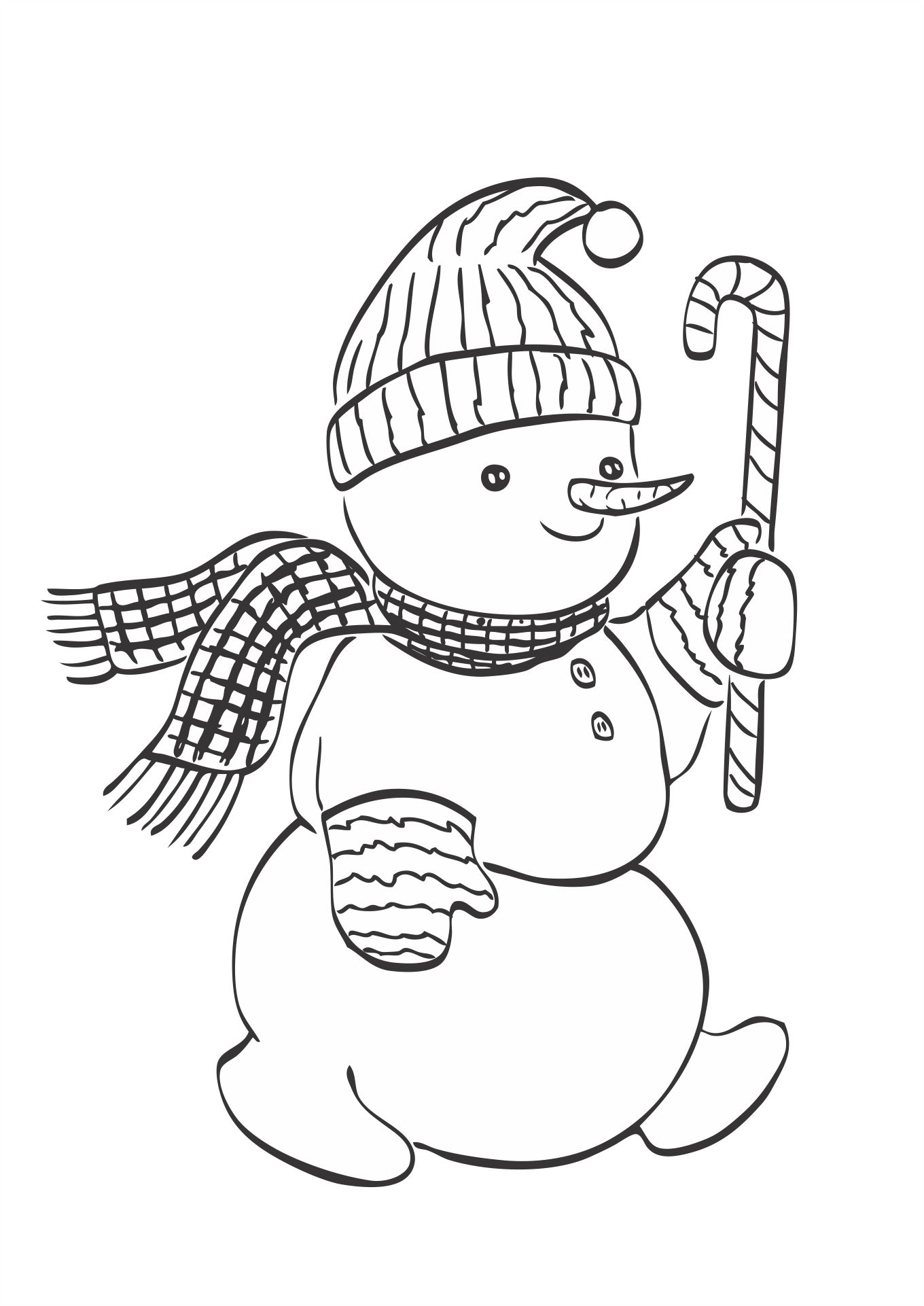 Frosty the Snowman Holiday Coloring Sheets for Kids