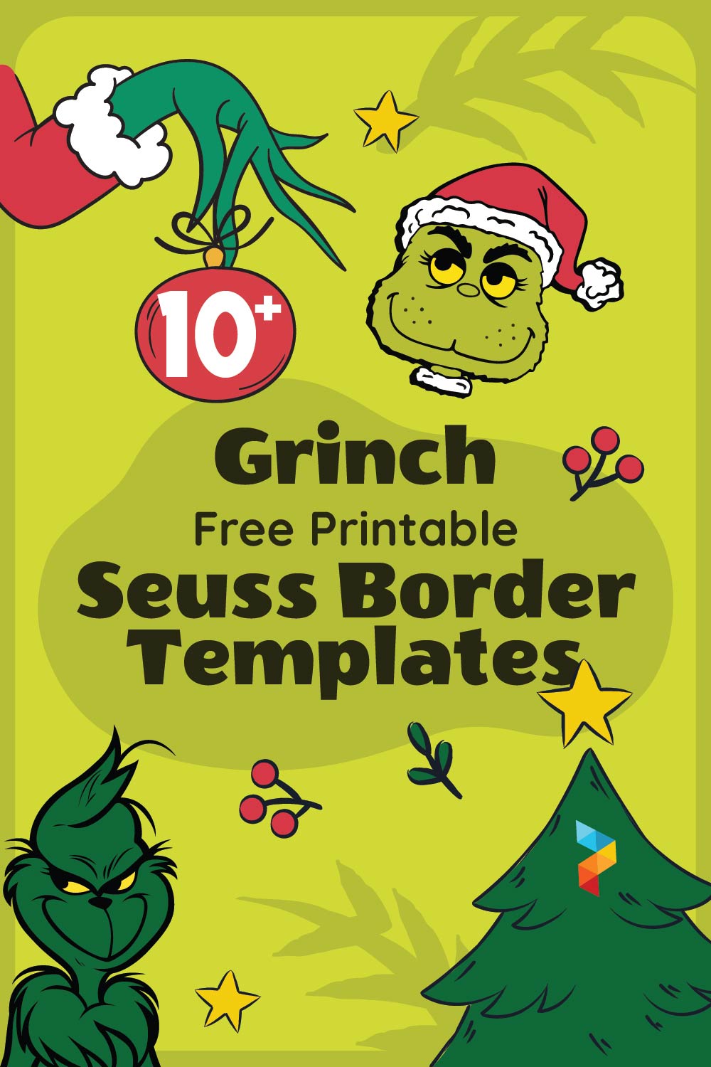 Grinch  Seuss Border Templates