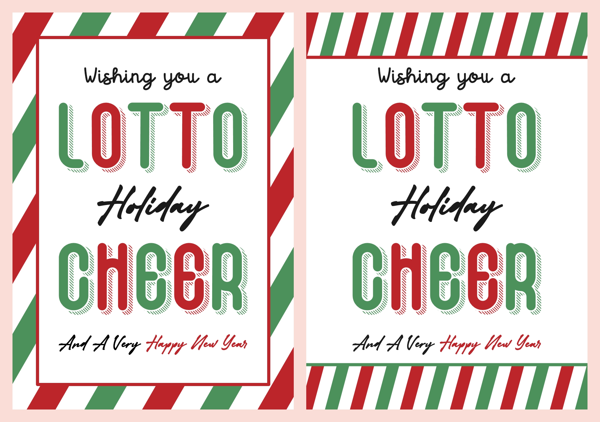 Holiday Cheer Christmas Gift Tags Paper Printable