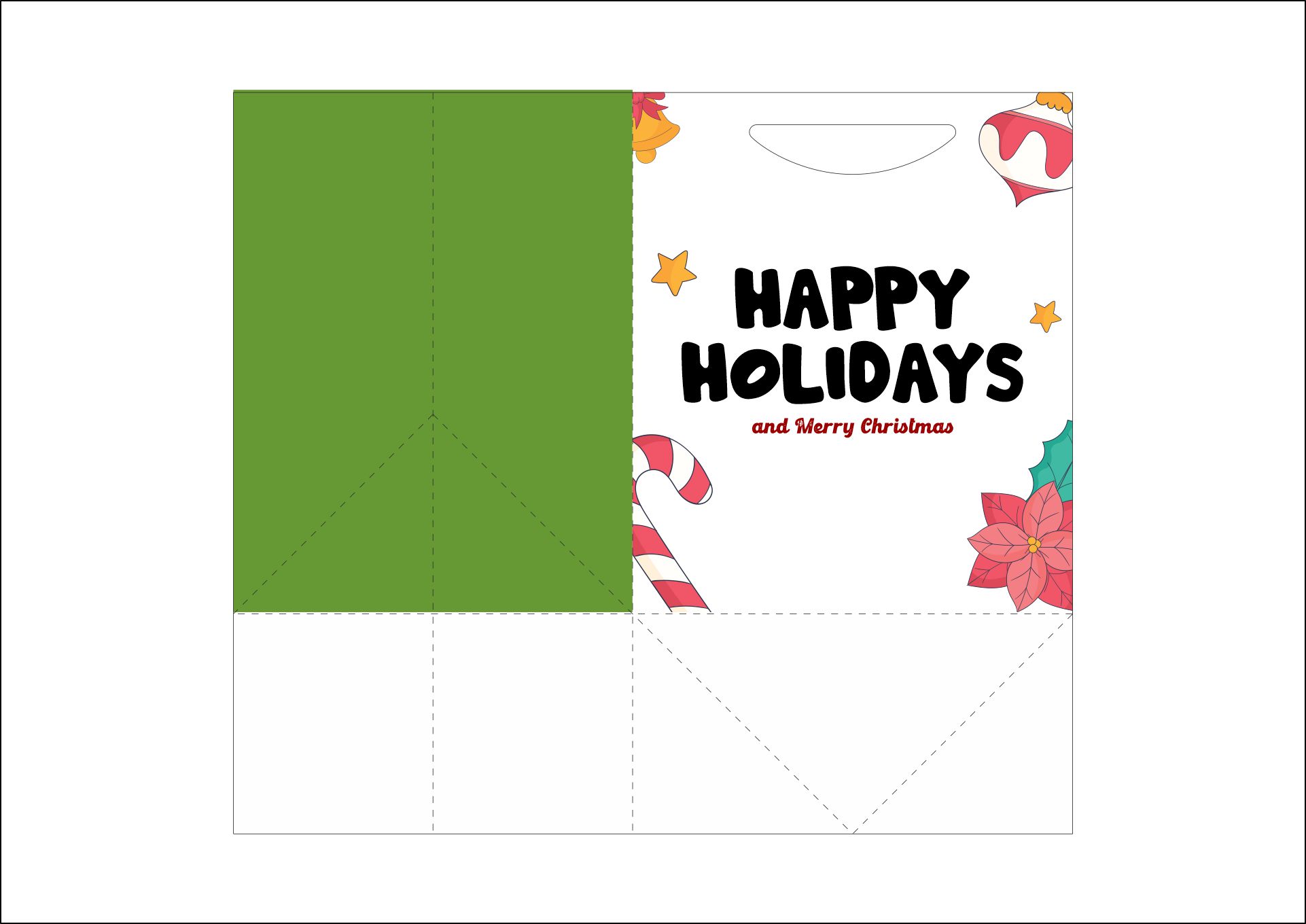 Holiday Paper Bag Crafts Printable