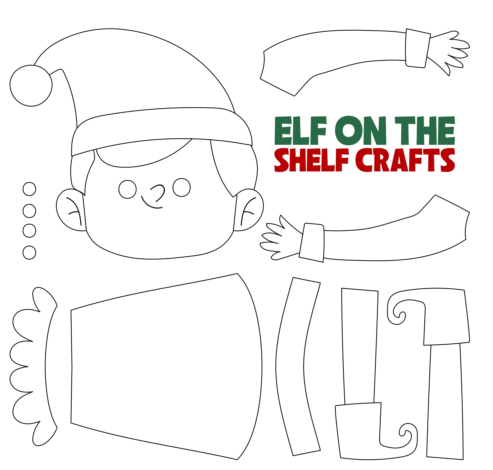 Holiday-Themed Elf on the Shelf Craft