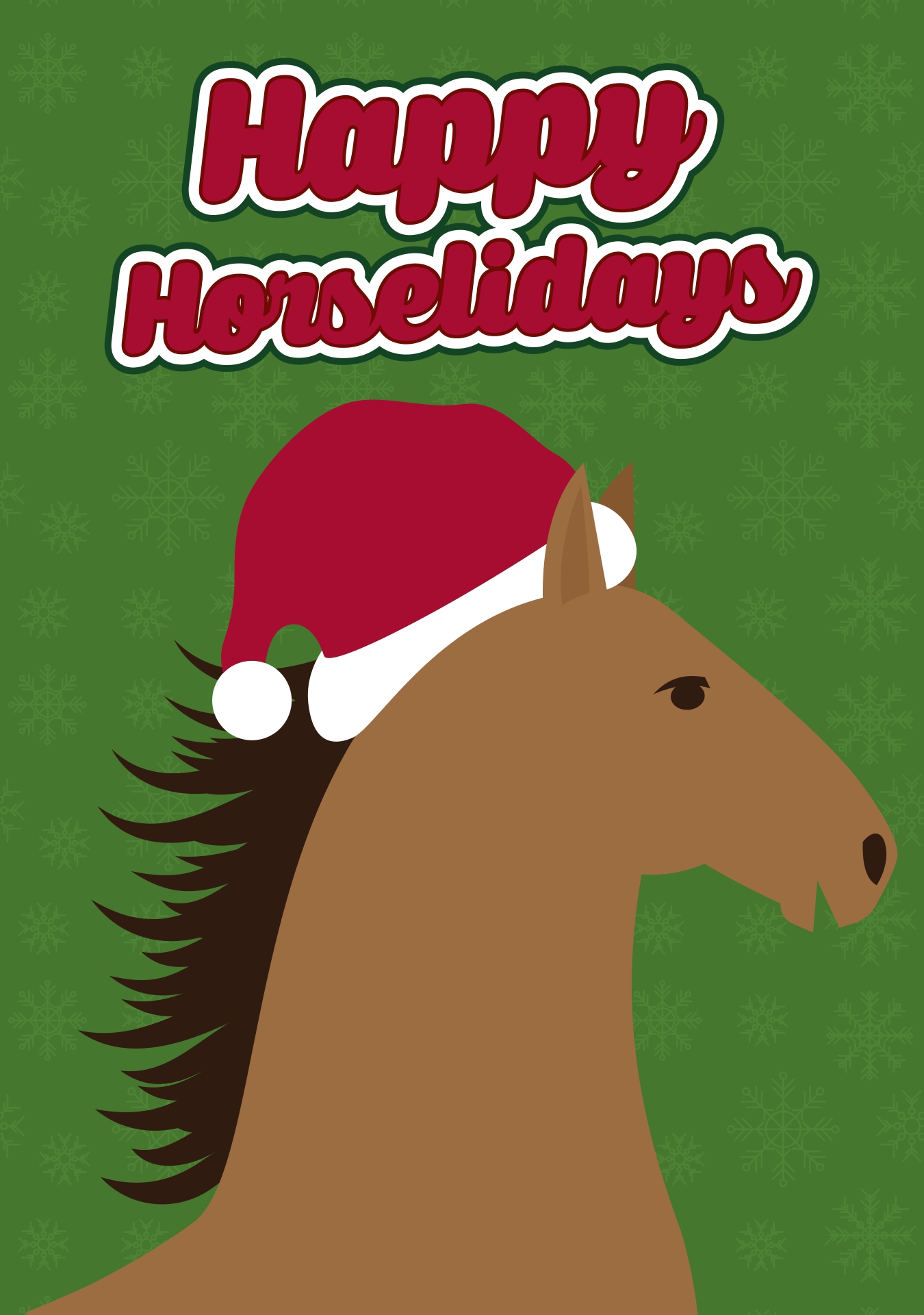 Horse-themed Holiday Greeting Cards