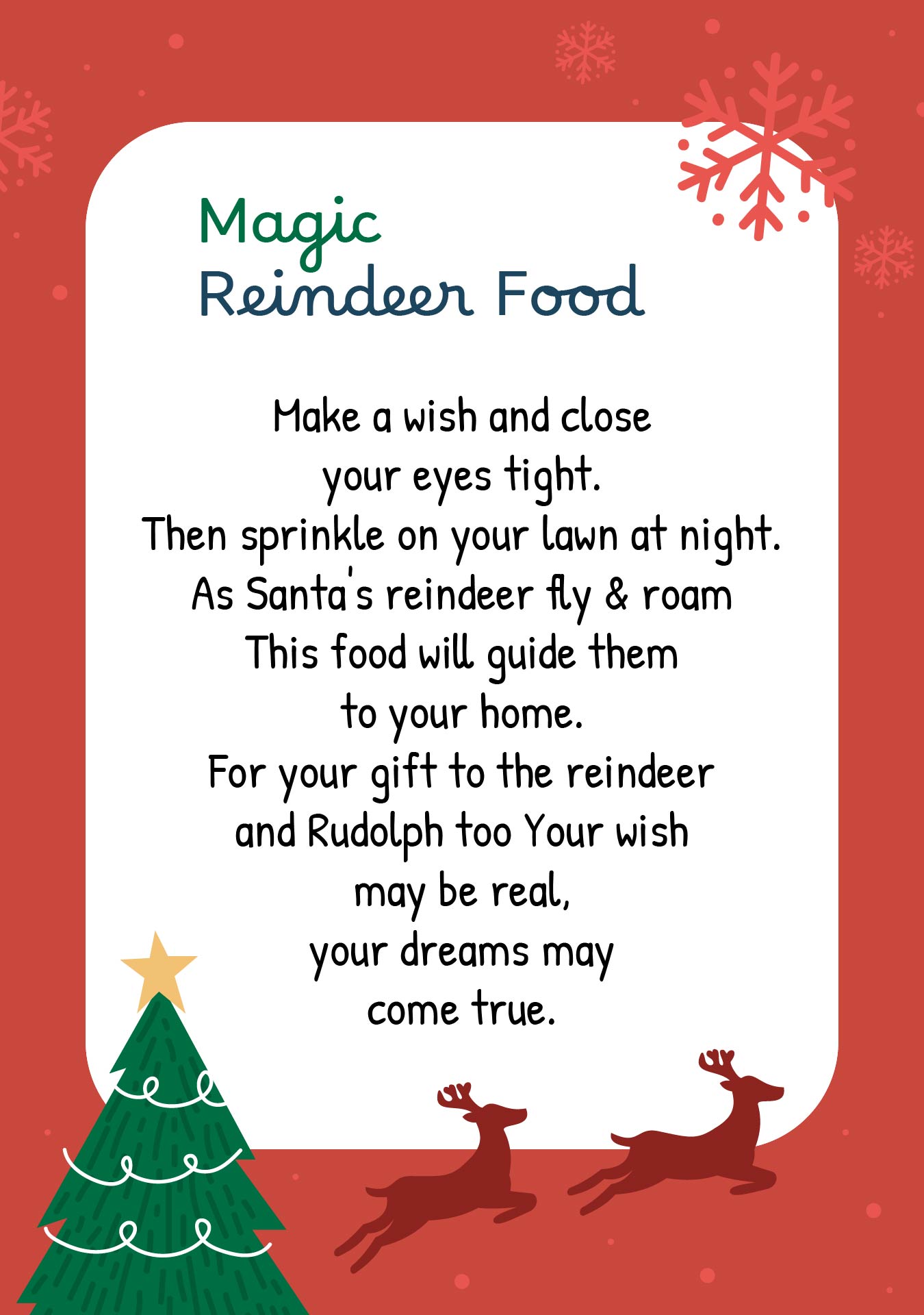 Kids DIY Reindeer Food Recipe