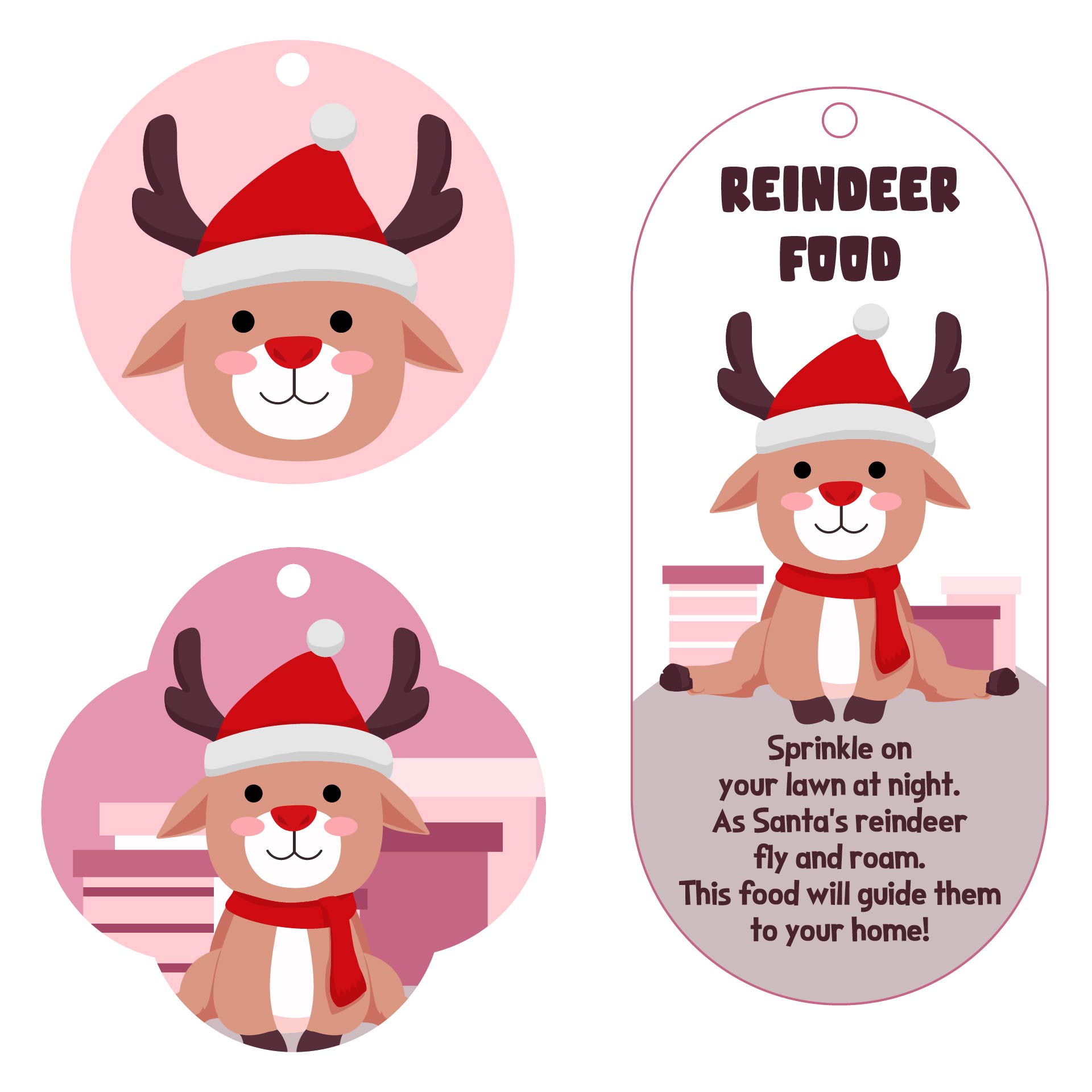 Magic Reindeer Food Hang Tags