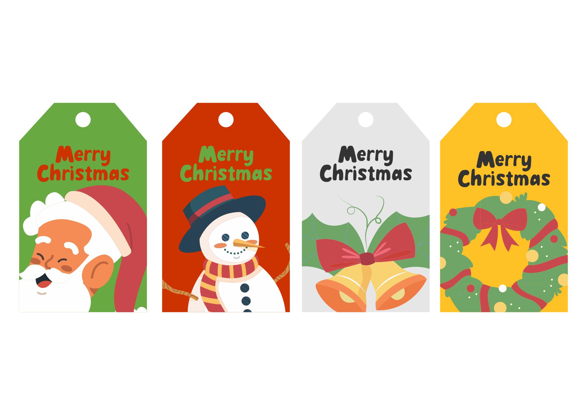 Printable Blank Christmas Gift Tags