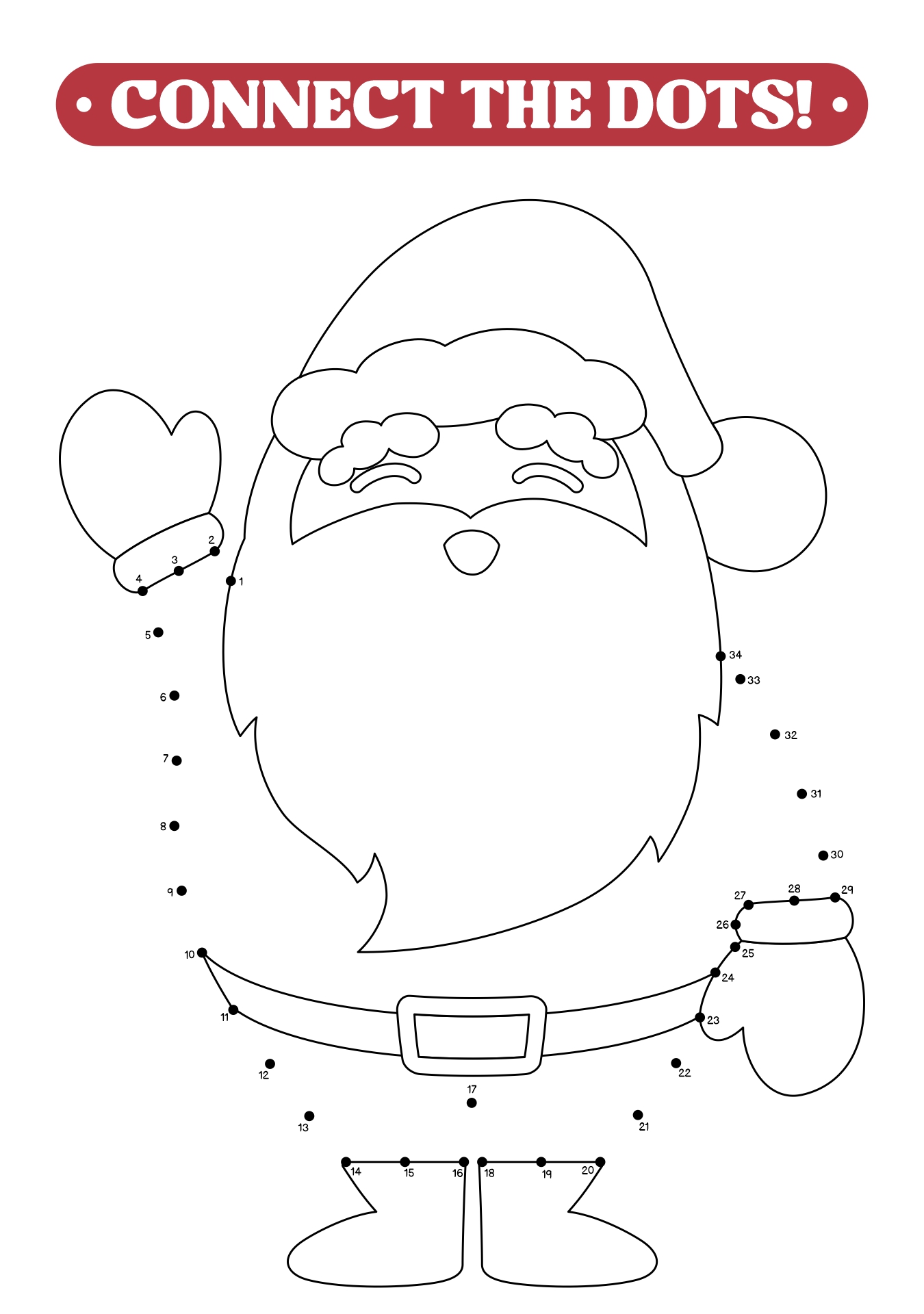 Printable Christmas Activity Packet for Kids