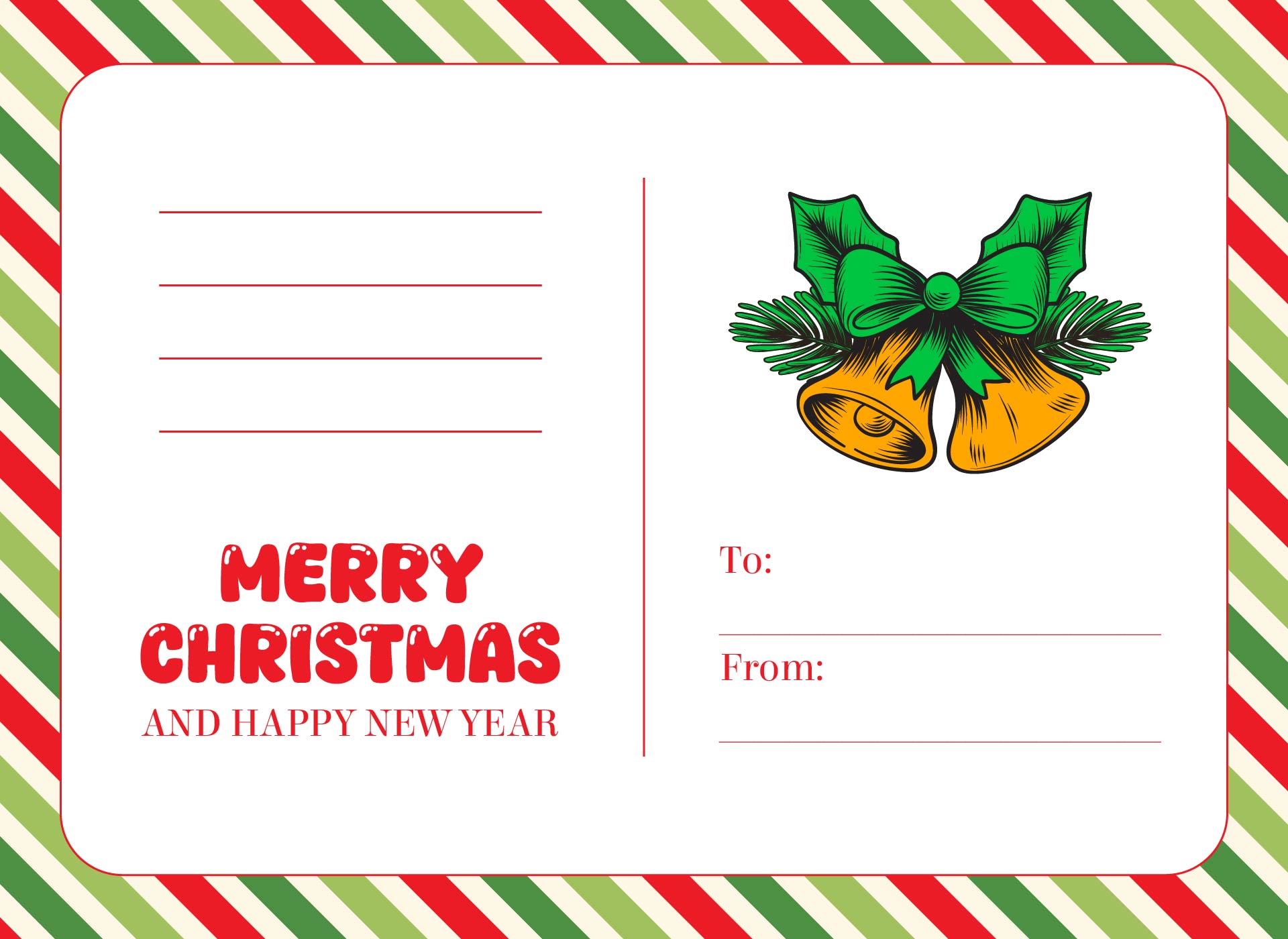 Printable Christmas Card Designs