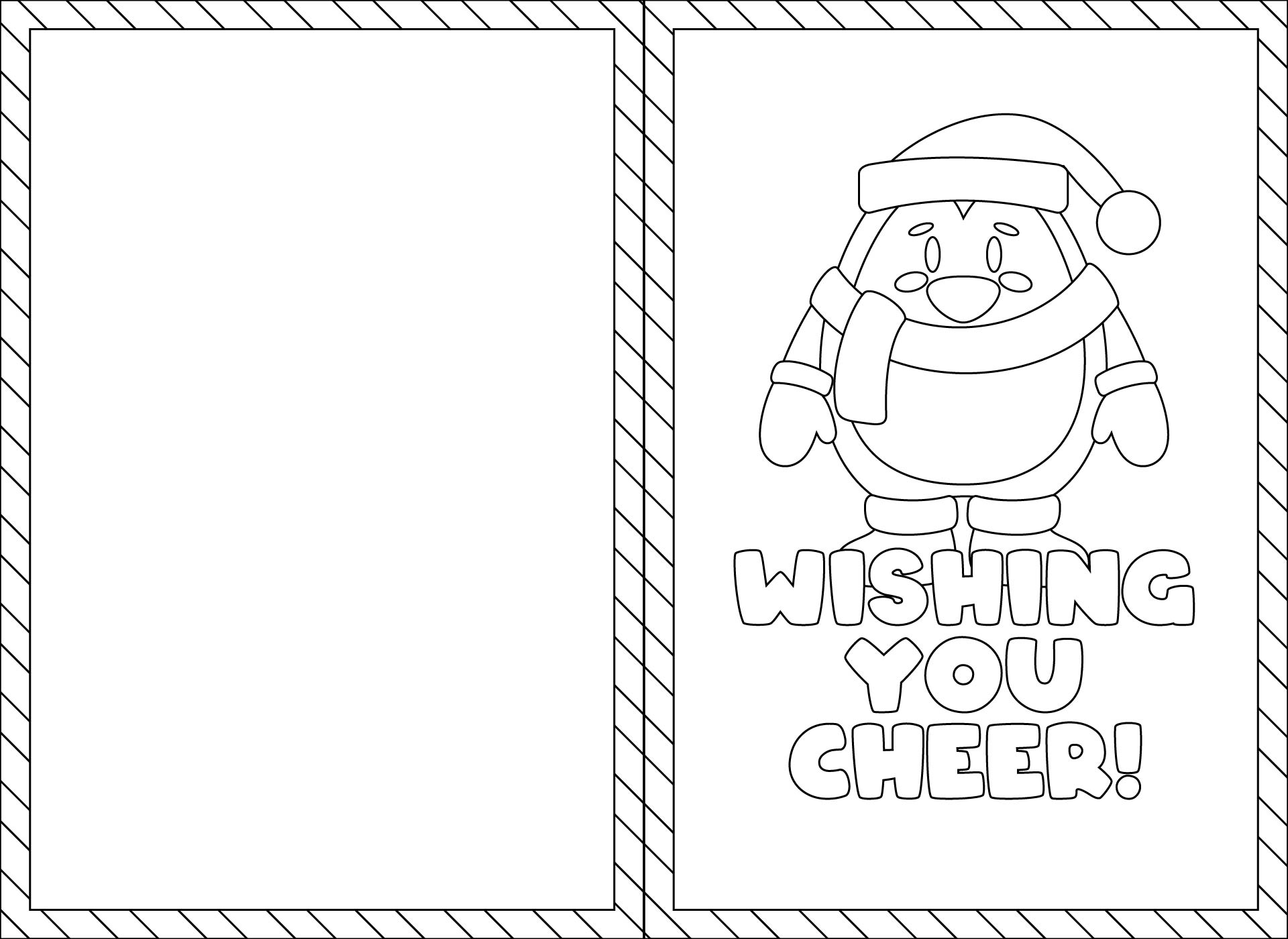 Printable Christmas Cards for Preschoolers