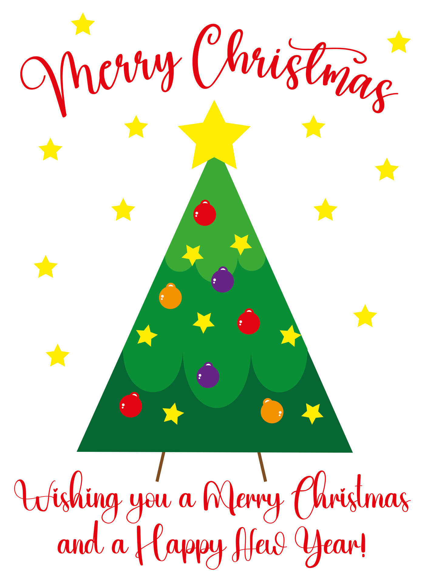 Printable Christmas Cards to Send to Everyone