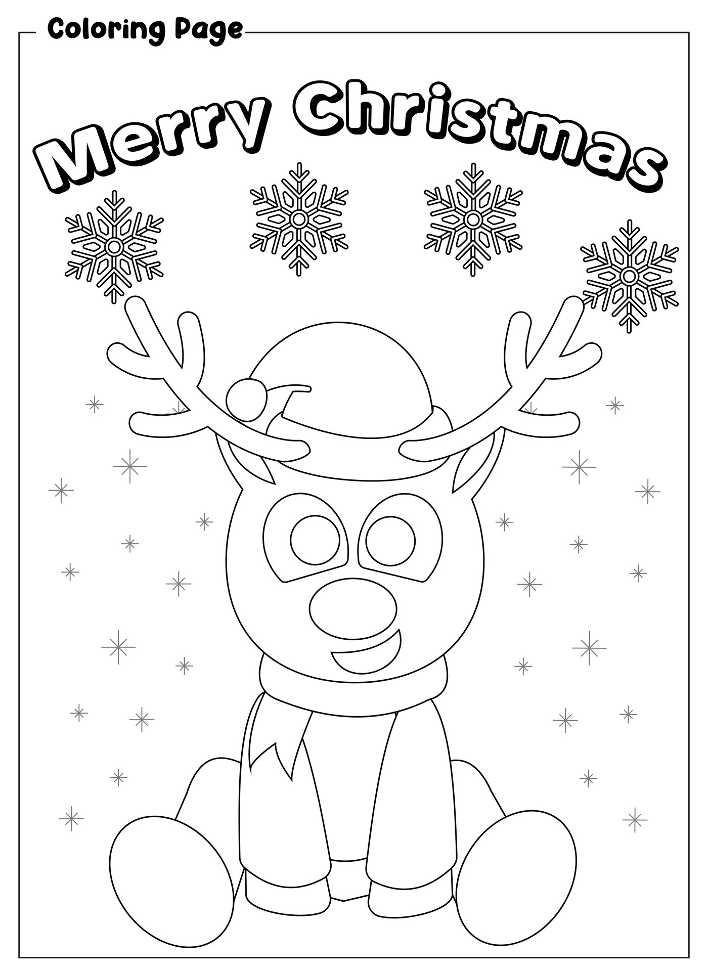 Printable Christmas Coloring Sheets for Kids