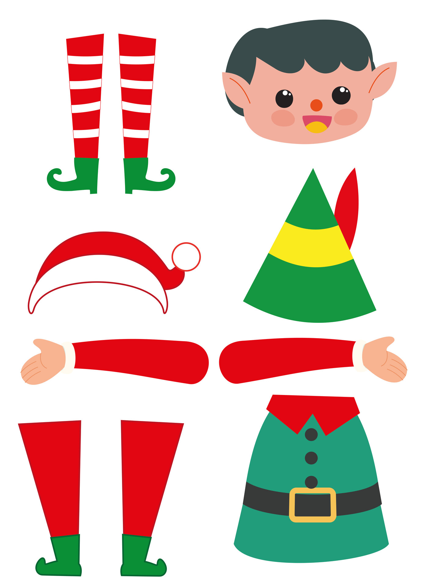 Printable Elf Creation Kit