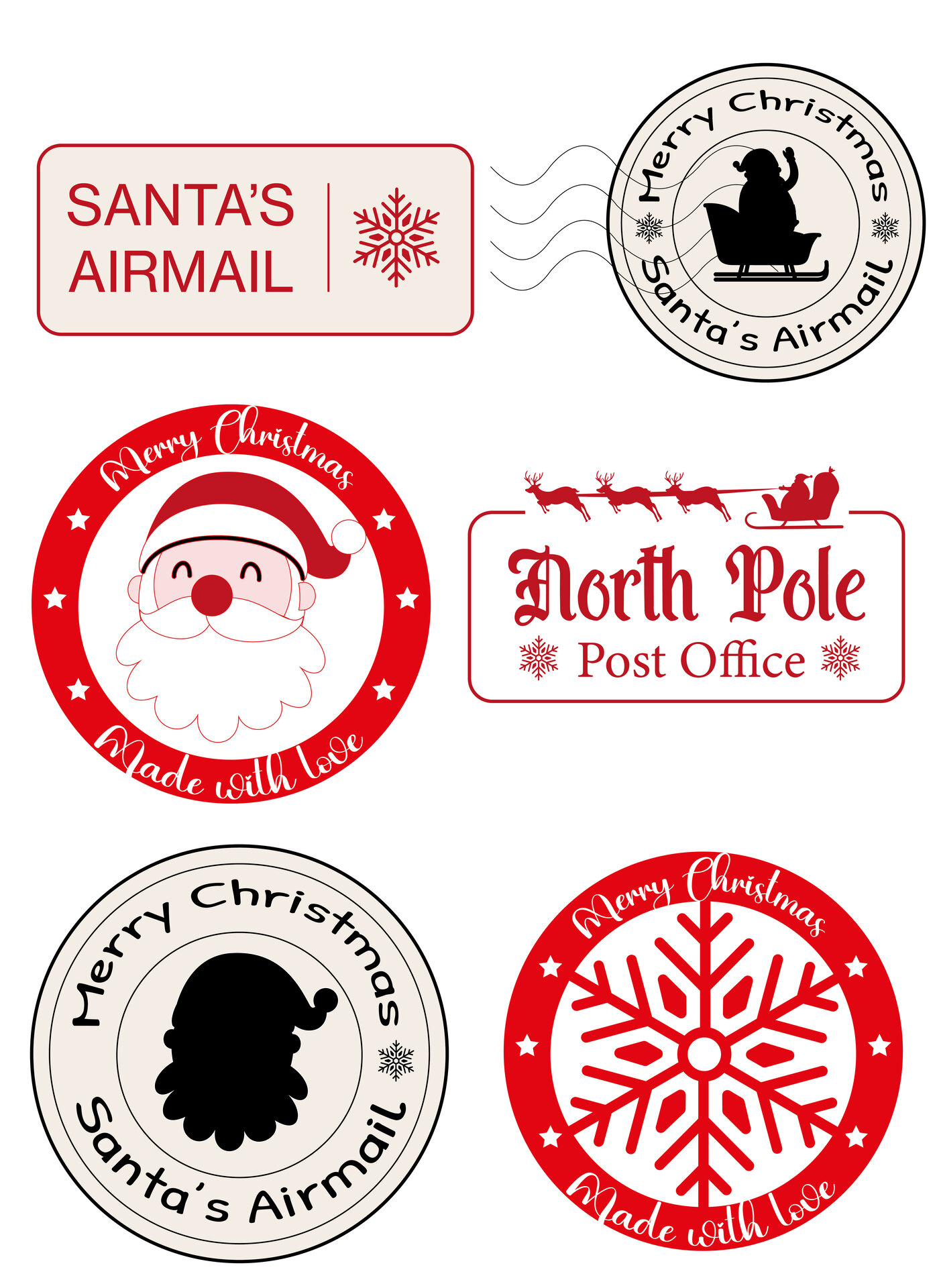 Printable Official Christmas North Pole