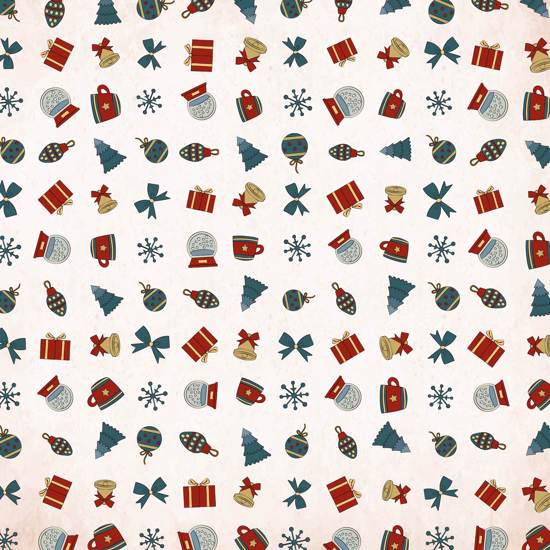 Printable Victorian Christmas Wrapping Paper