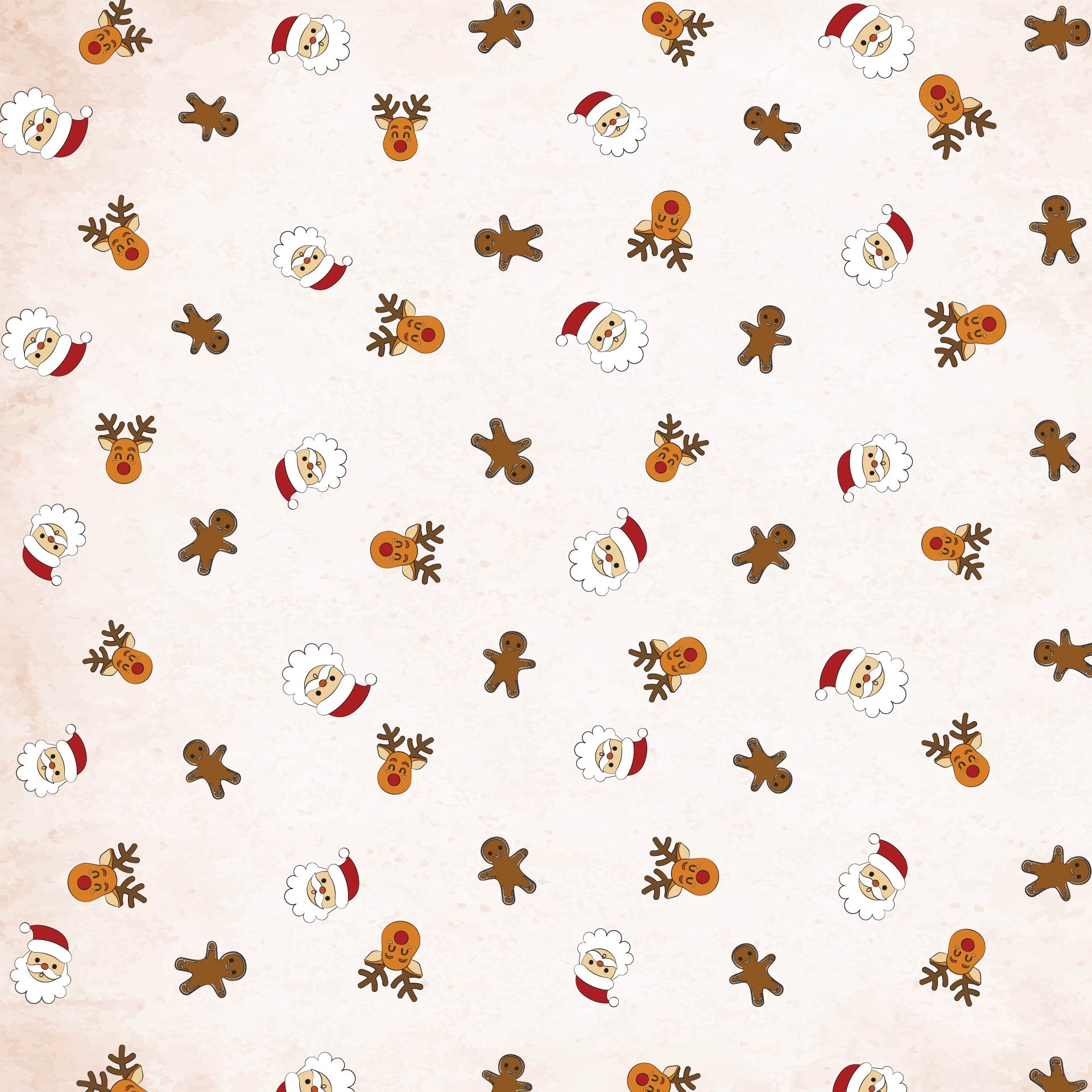 Retro Christmas Craft Paper Printable