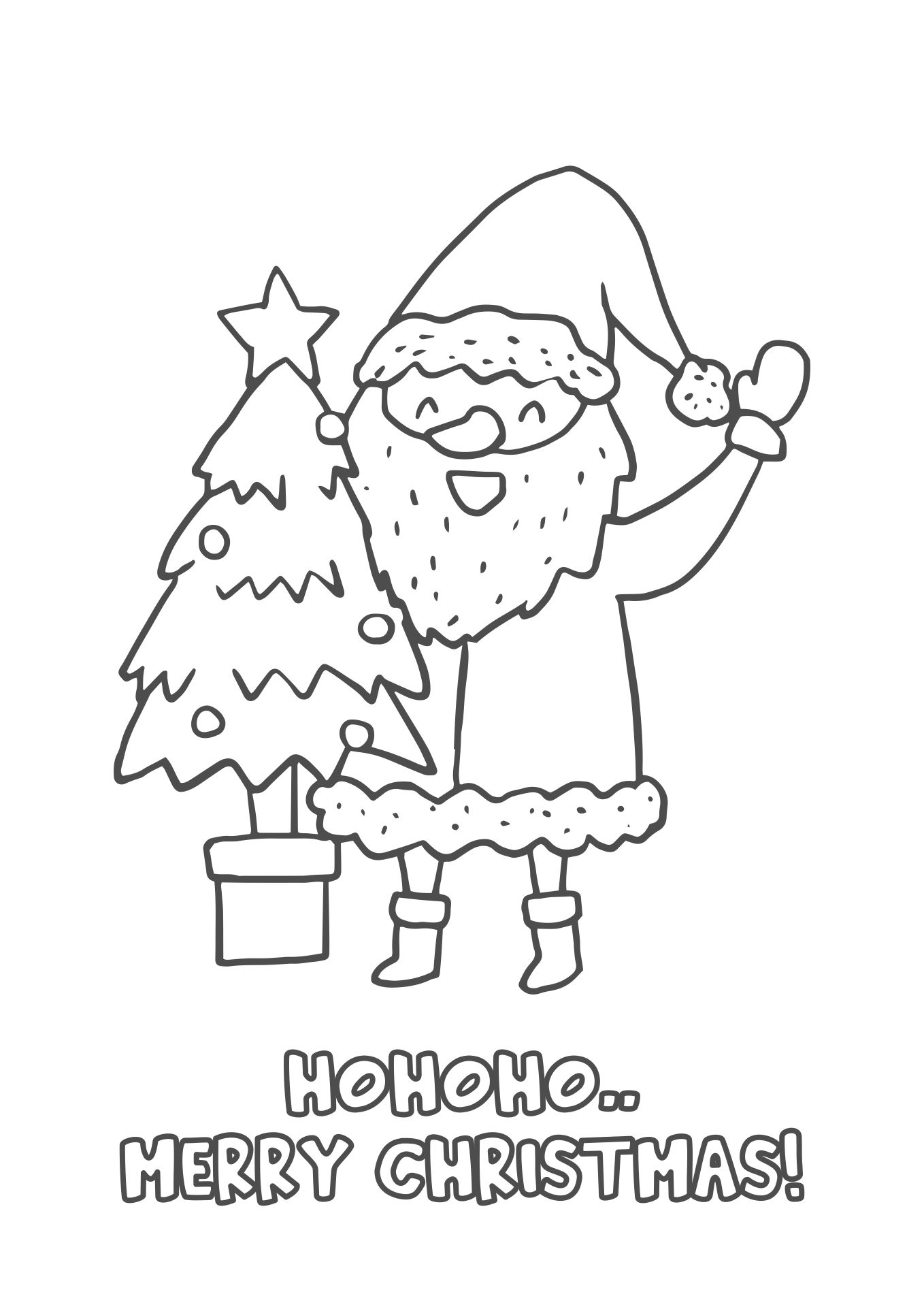 Santa Claus Coloring Sheets