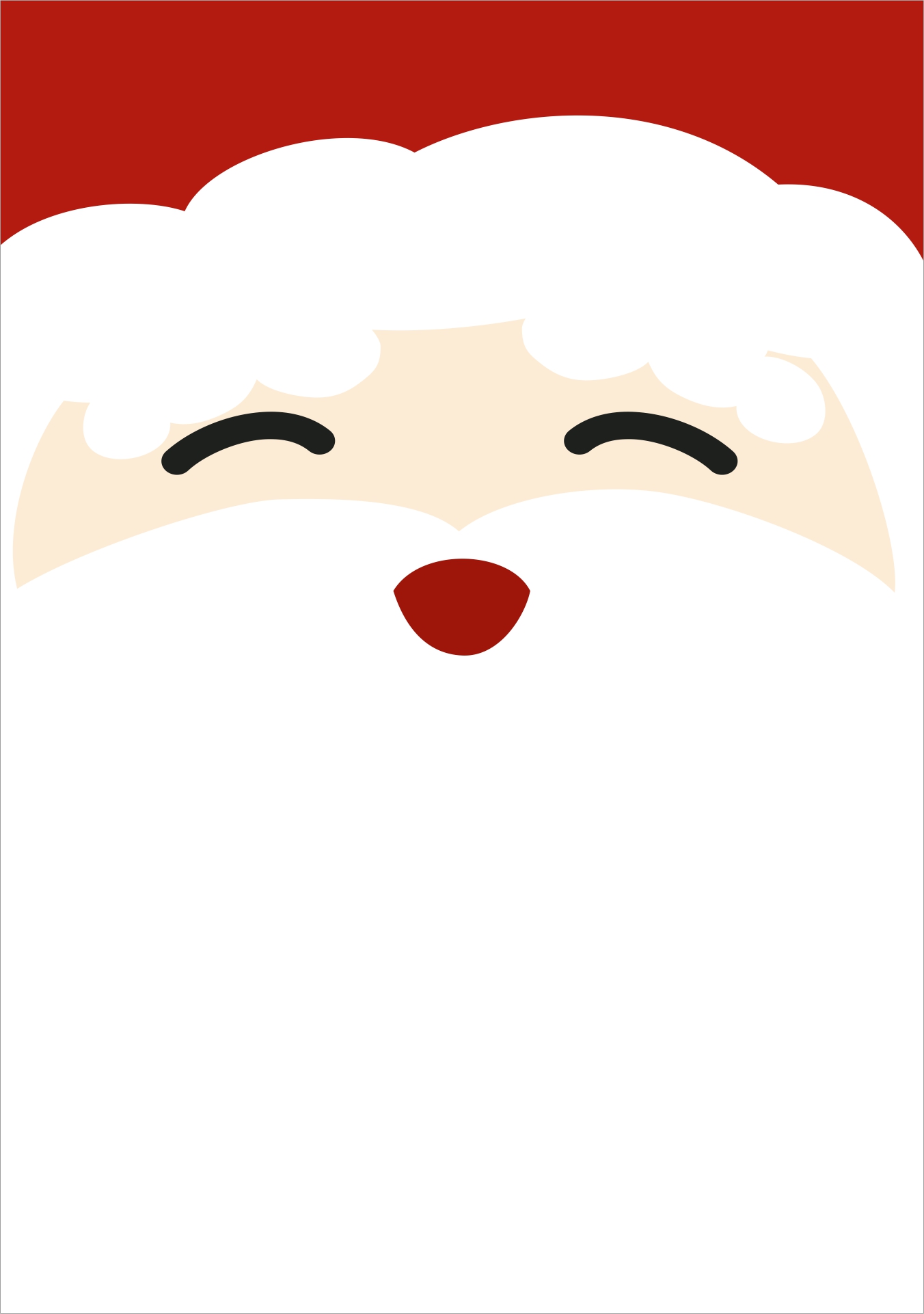 Santa Claus Printable Page Borders