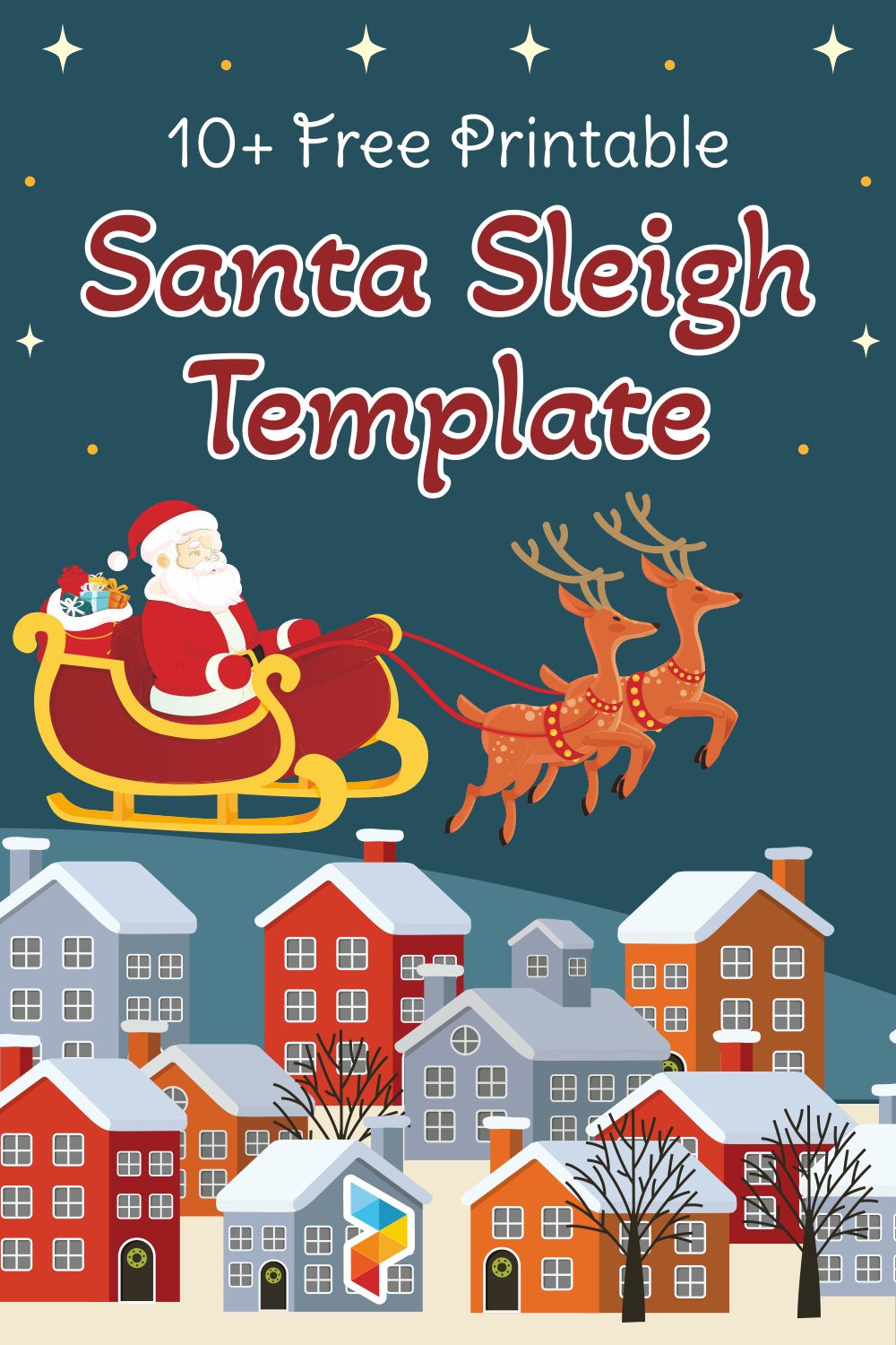 Santa Sleigh Template