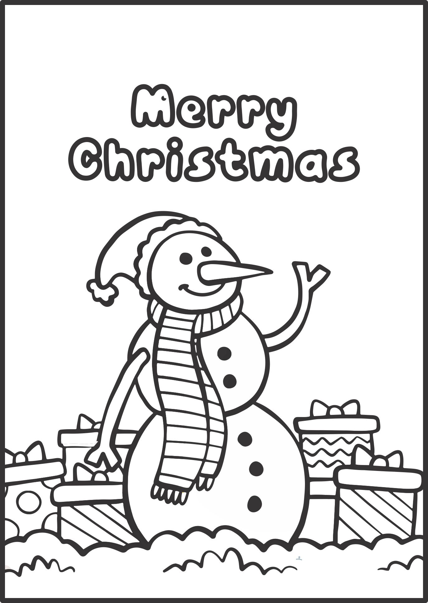 Snowman Coloring Projects