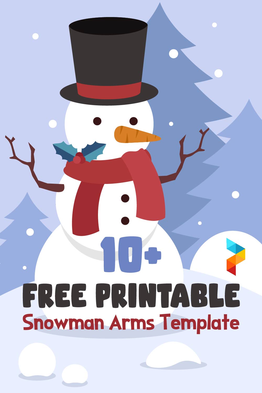 Snowman Arms Template