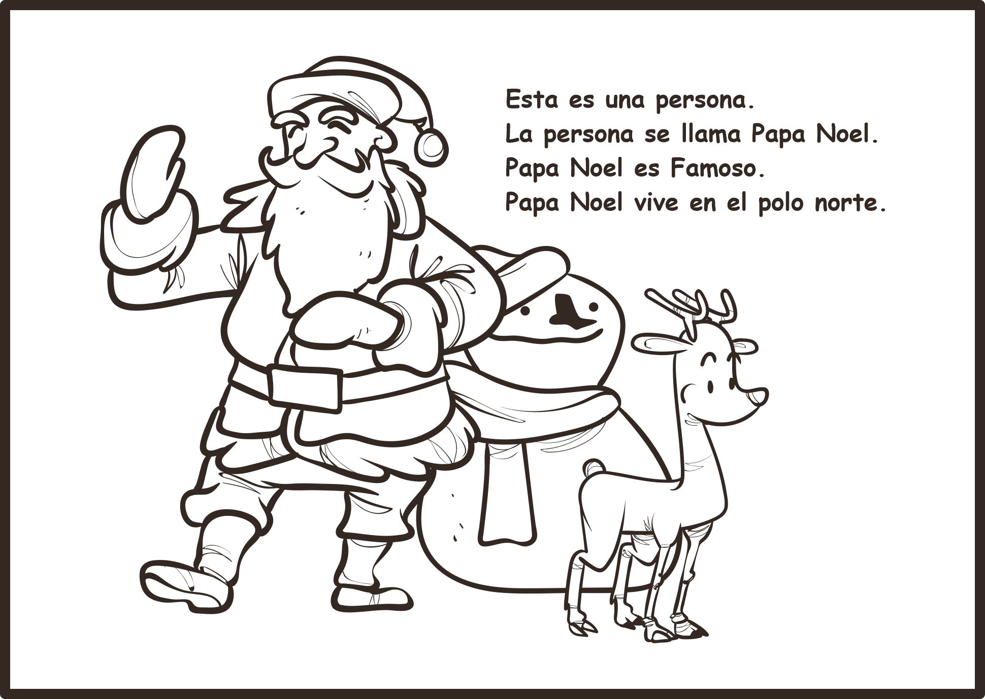 Spanish Christmas Activities Printable Worksheets for Kids