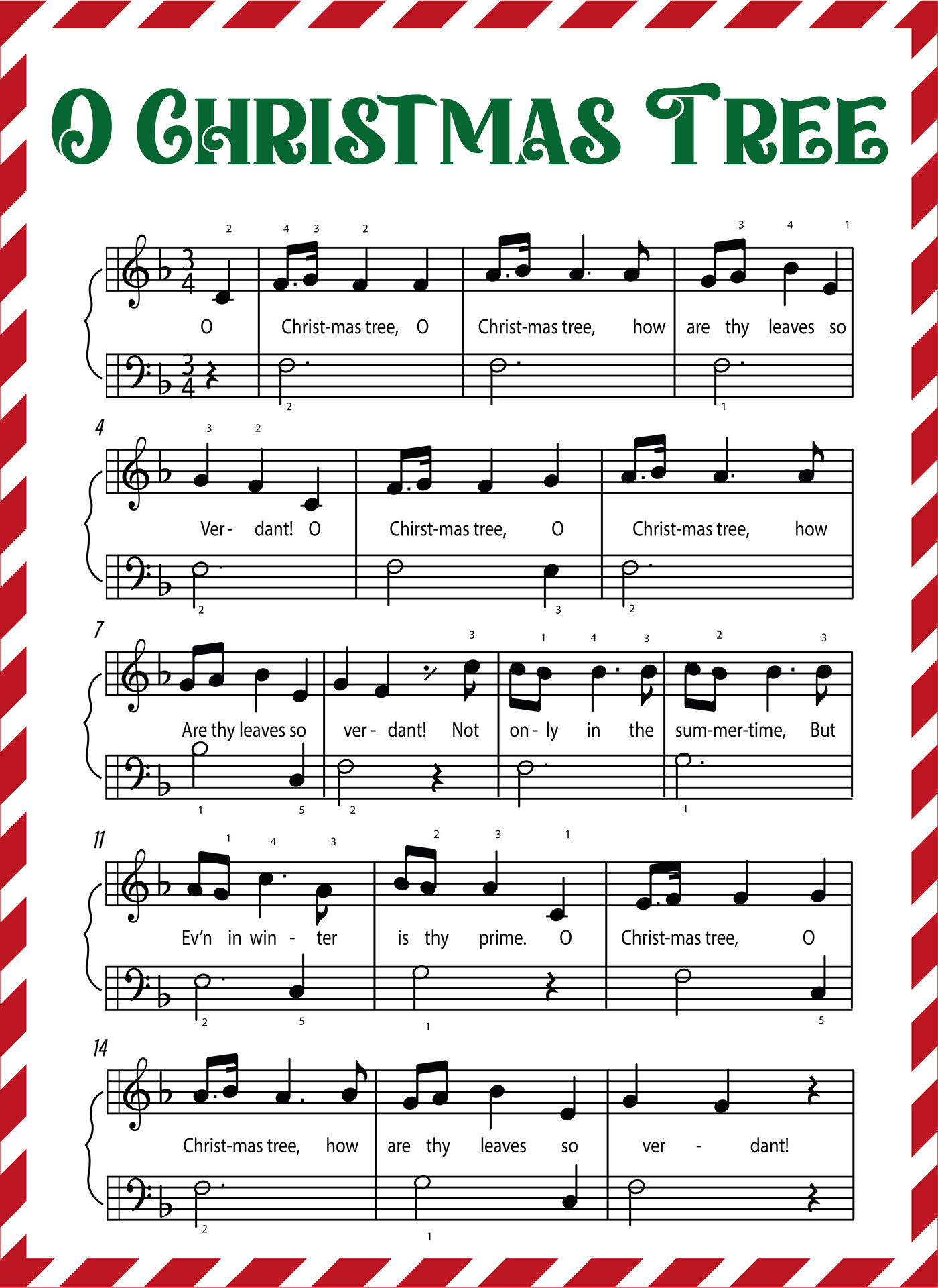 The Christmas Tree Sheet Music