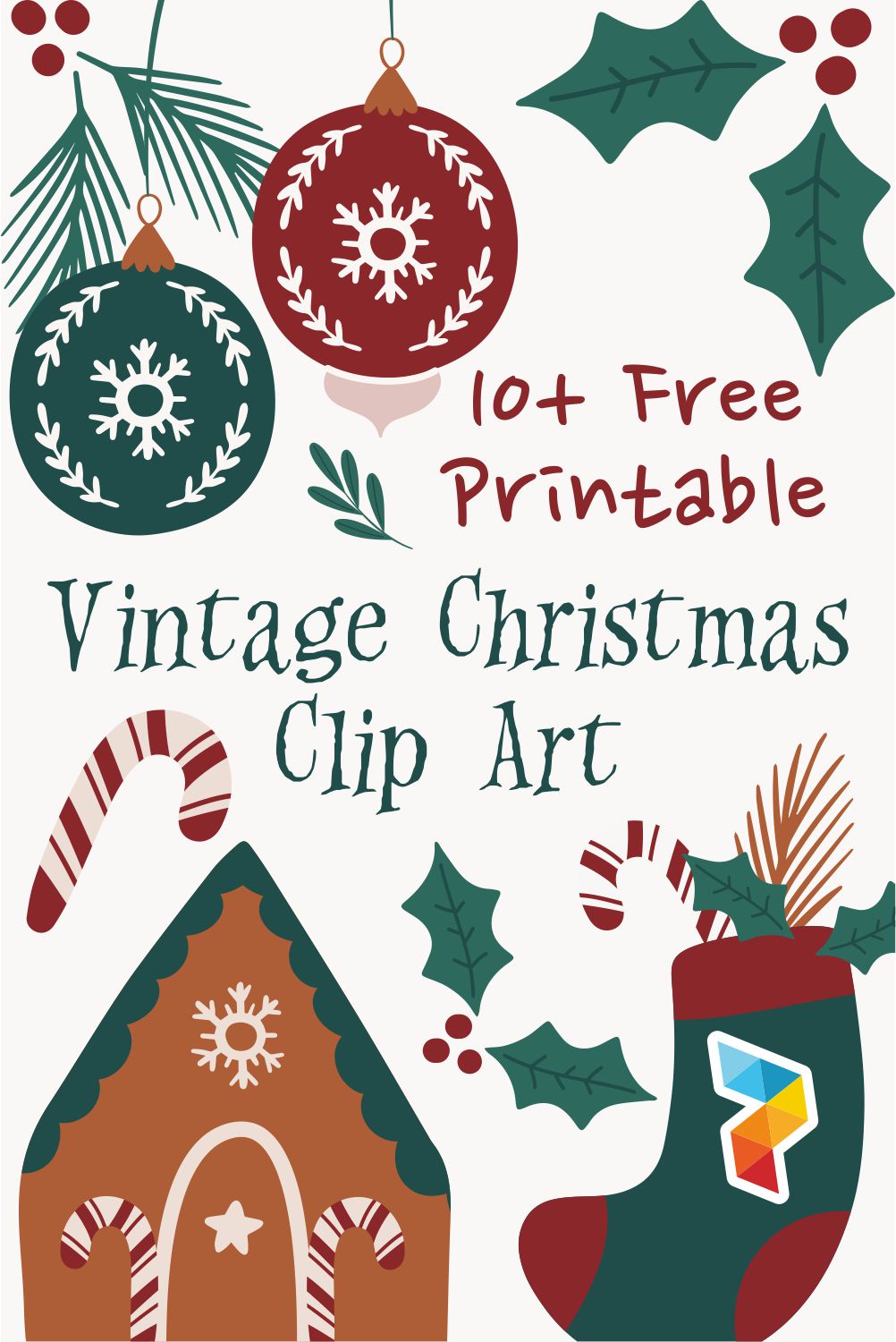 Vintage Christmas Clip Art