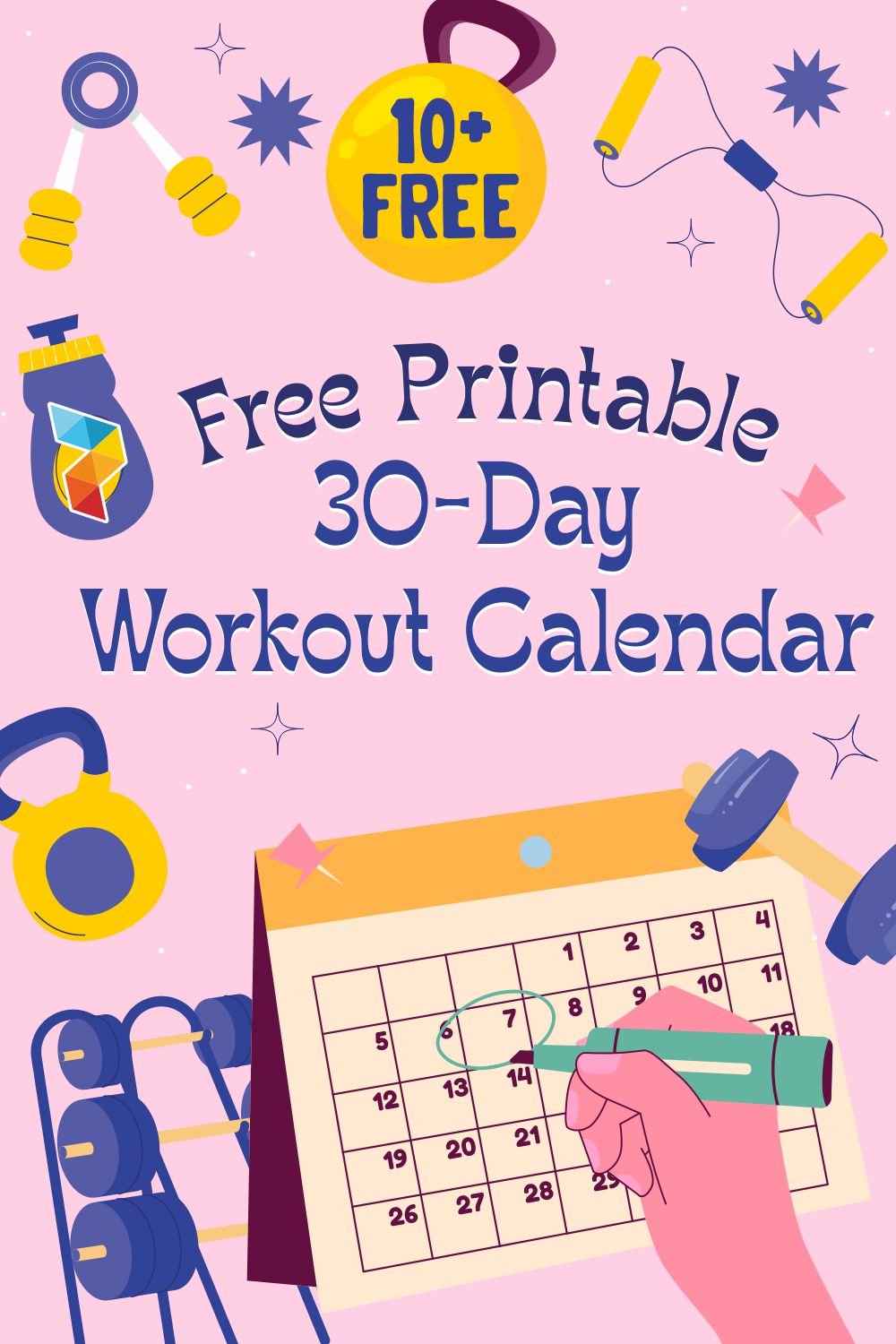 30-Day Workout Calendar