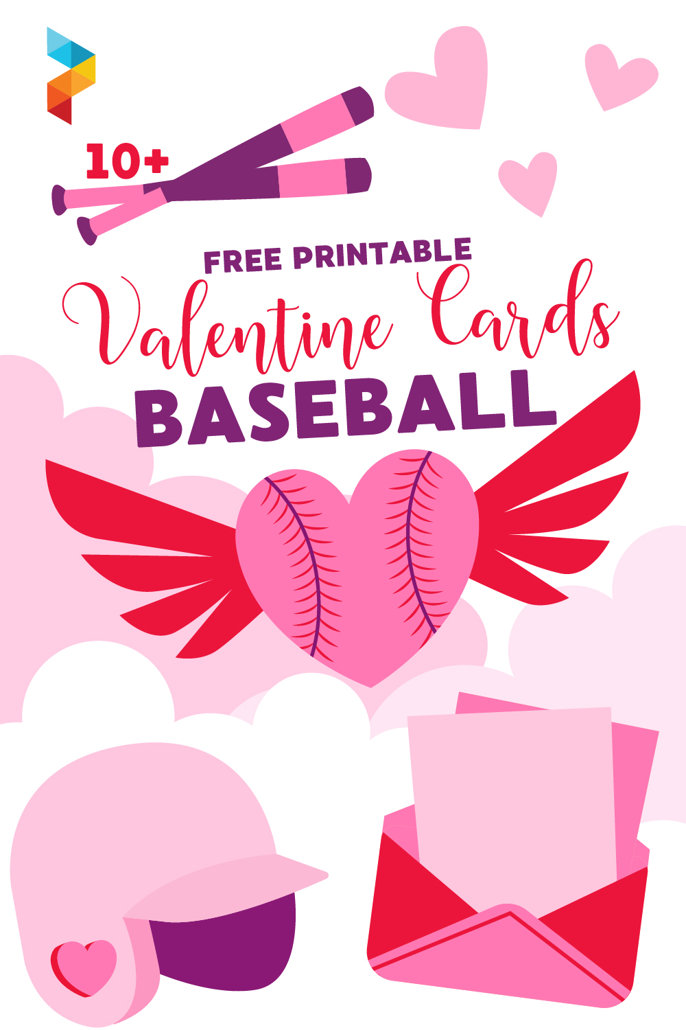 Valentine Cards Baseball