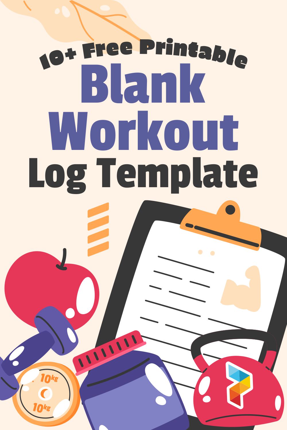 Blank Workout Log Template