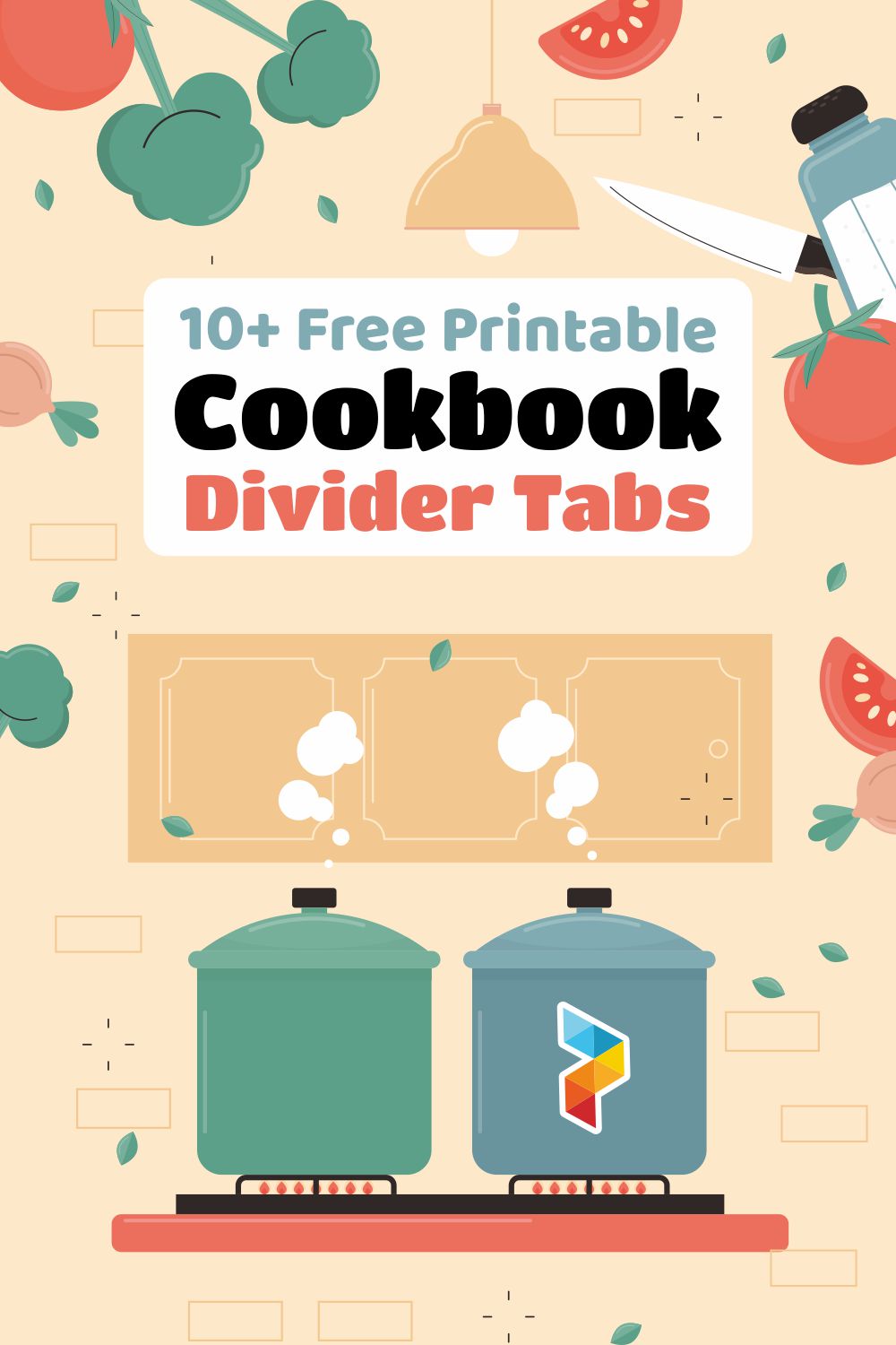 Cookbook Divider Tabs