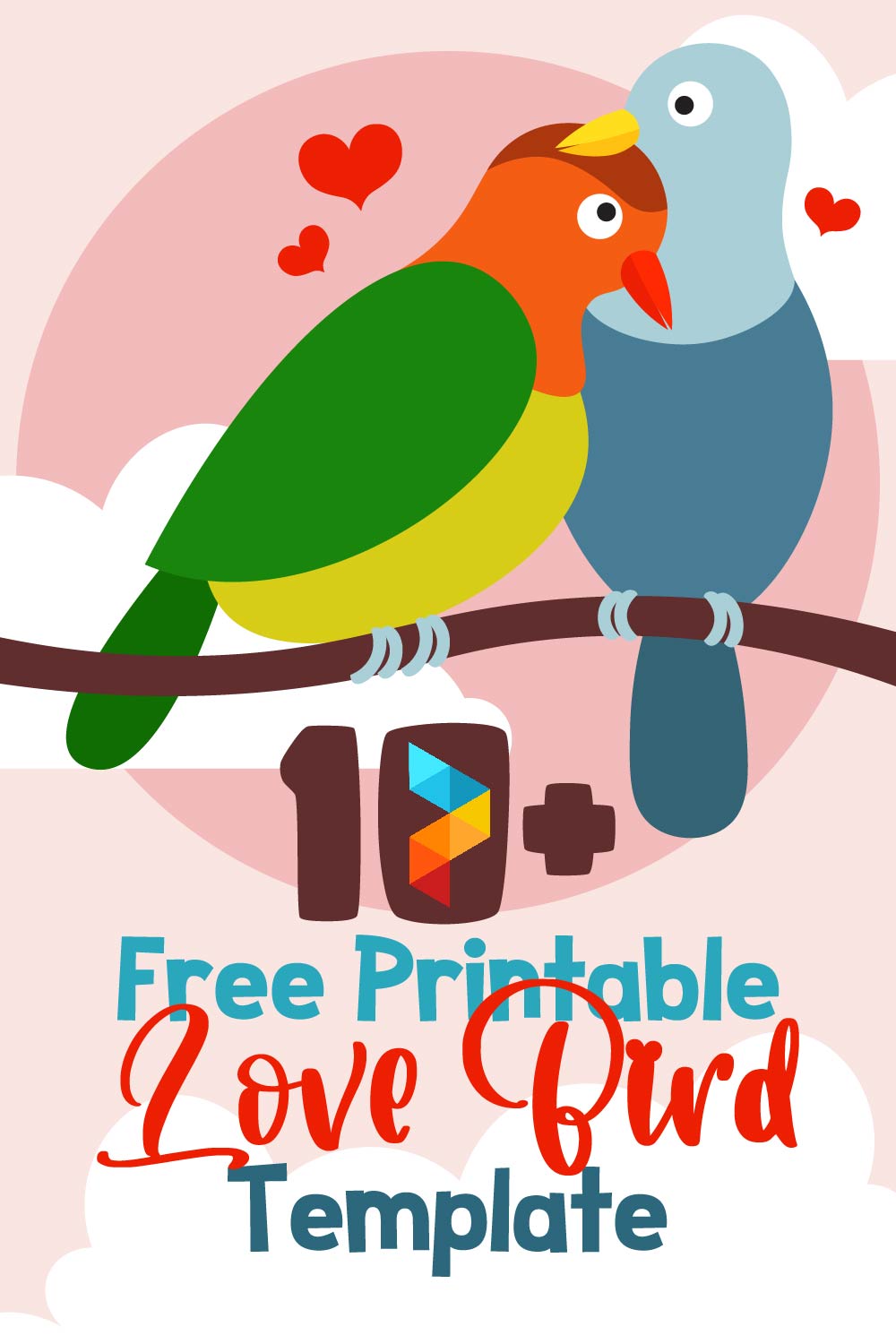 Love Bird Template Printable