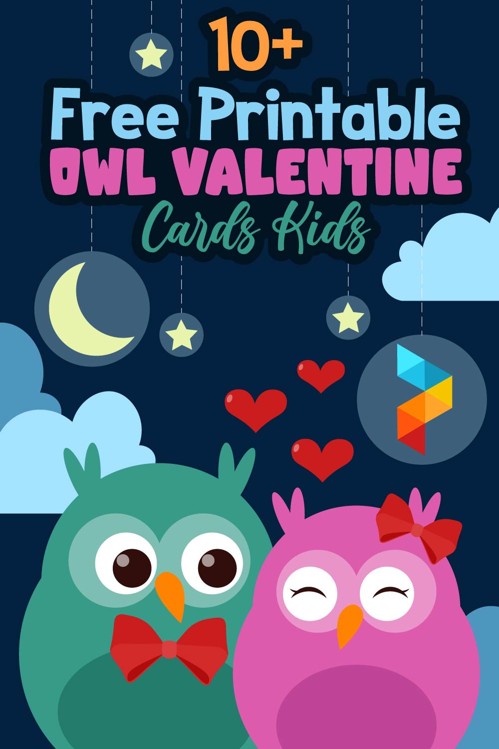 Printable Owl Valentine Cards Kids