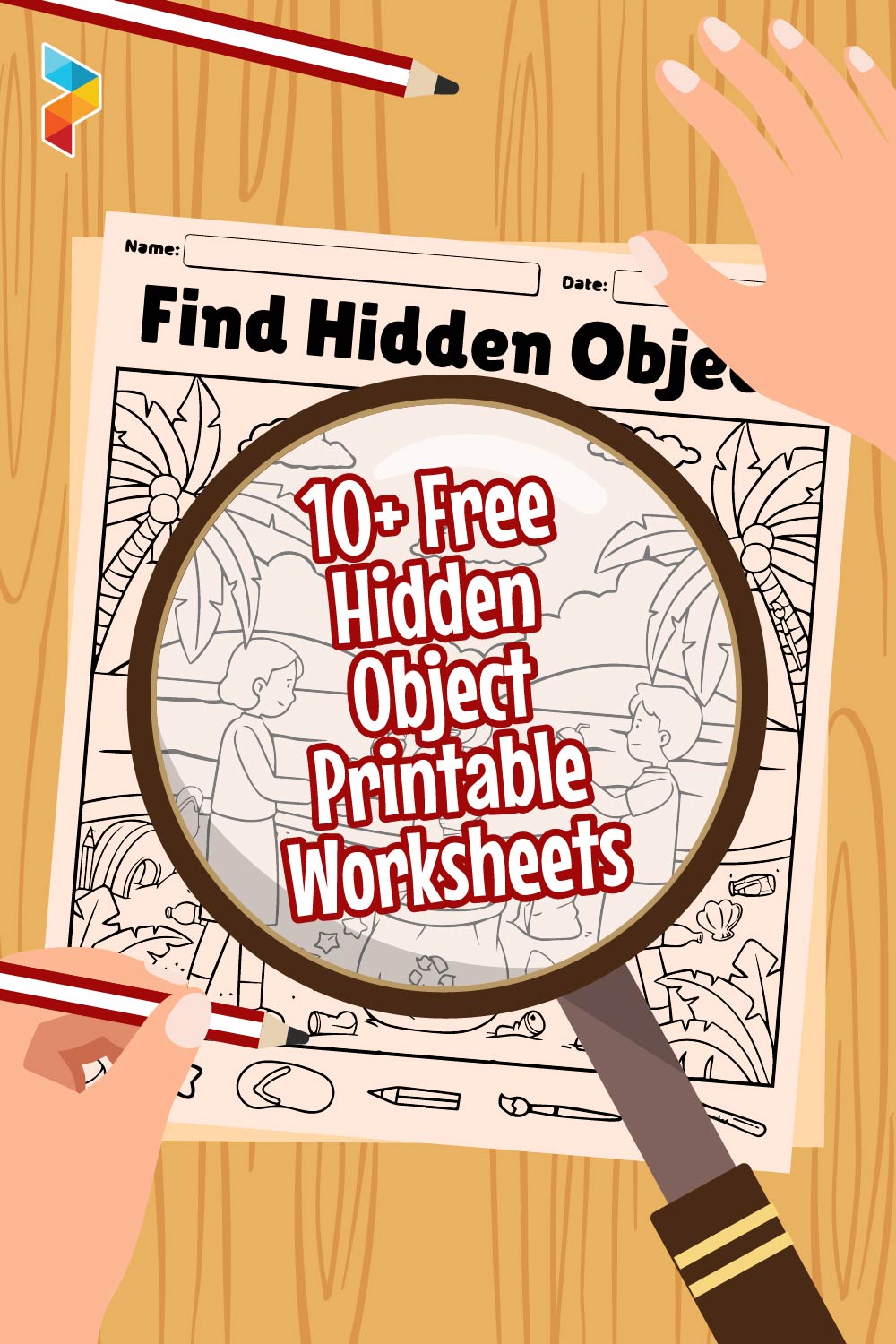 Hidden Object  Worksheets