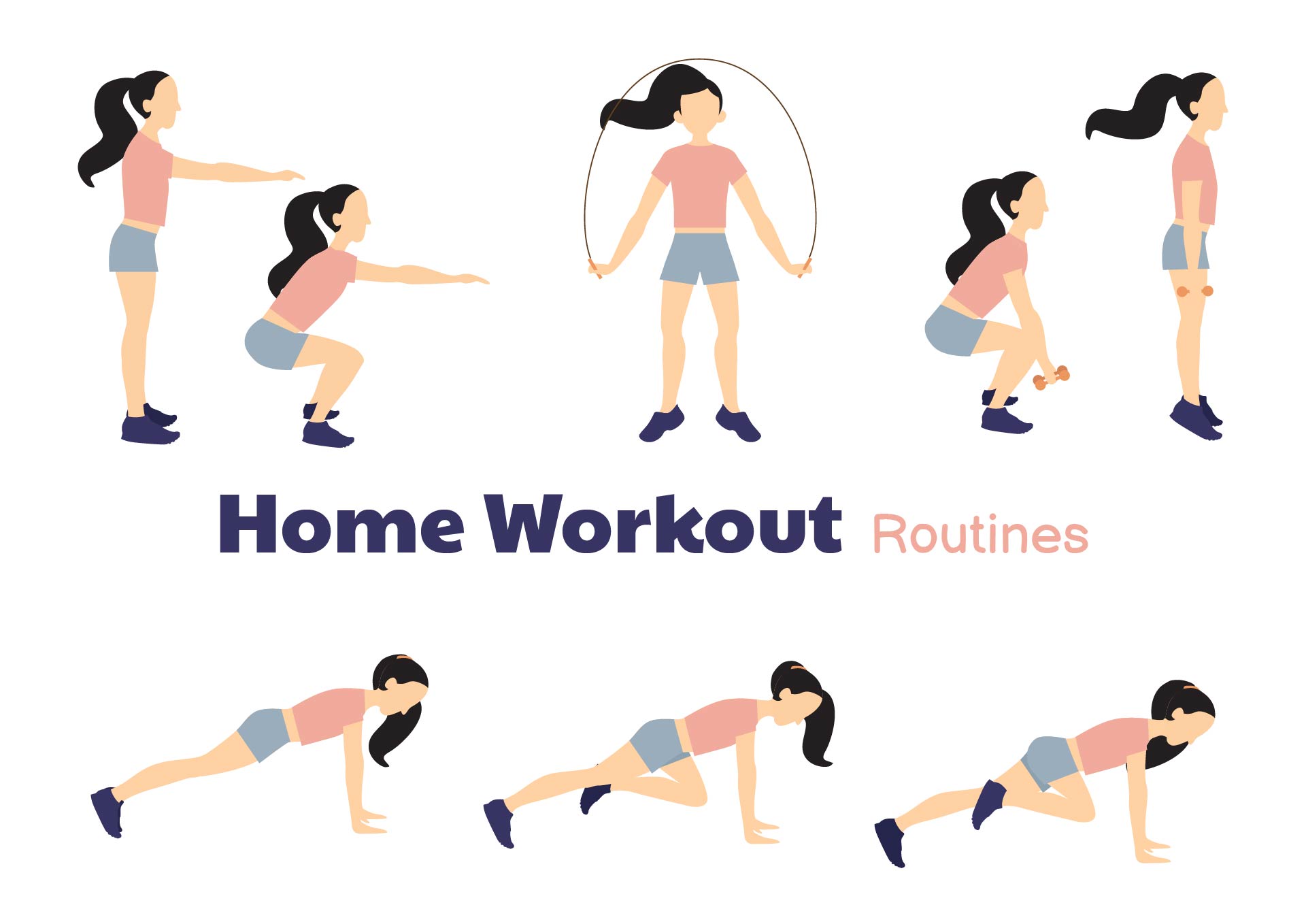 Home Workout Printable Exercise Routines