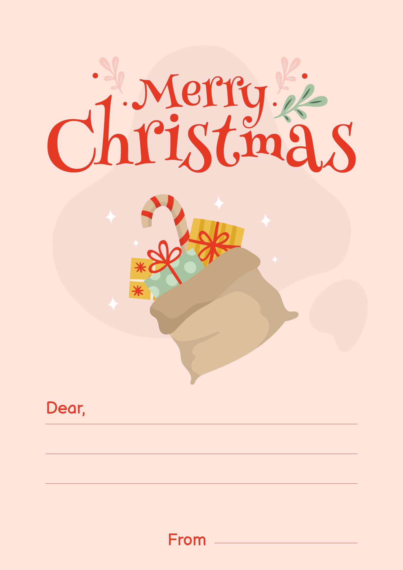 Printable Greeting Cards Christmas for Kids