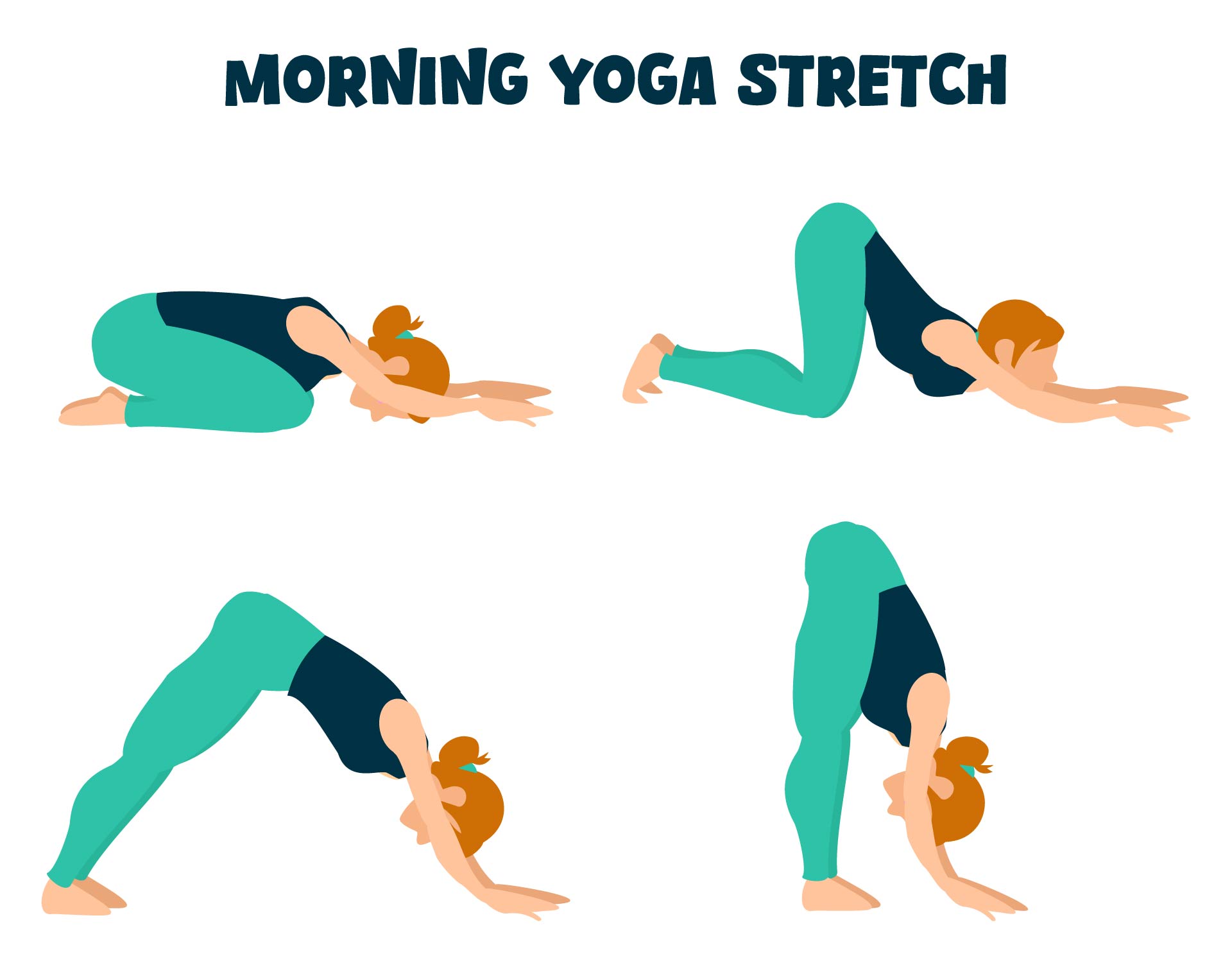 Printable Morning Yoga Stretch Sequence