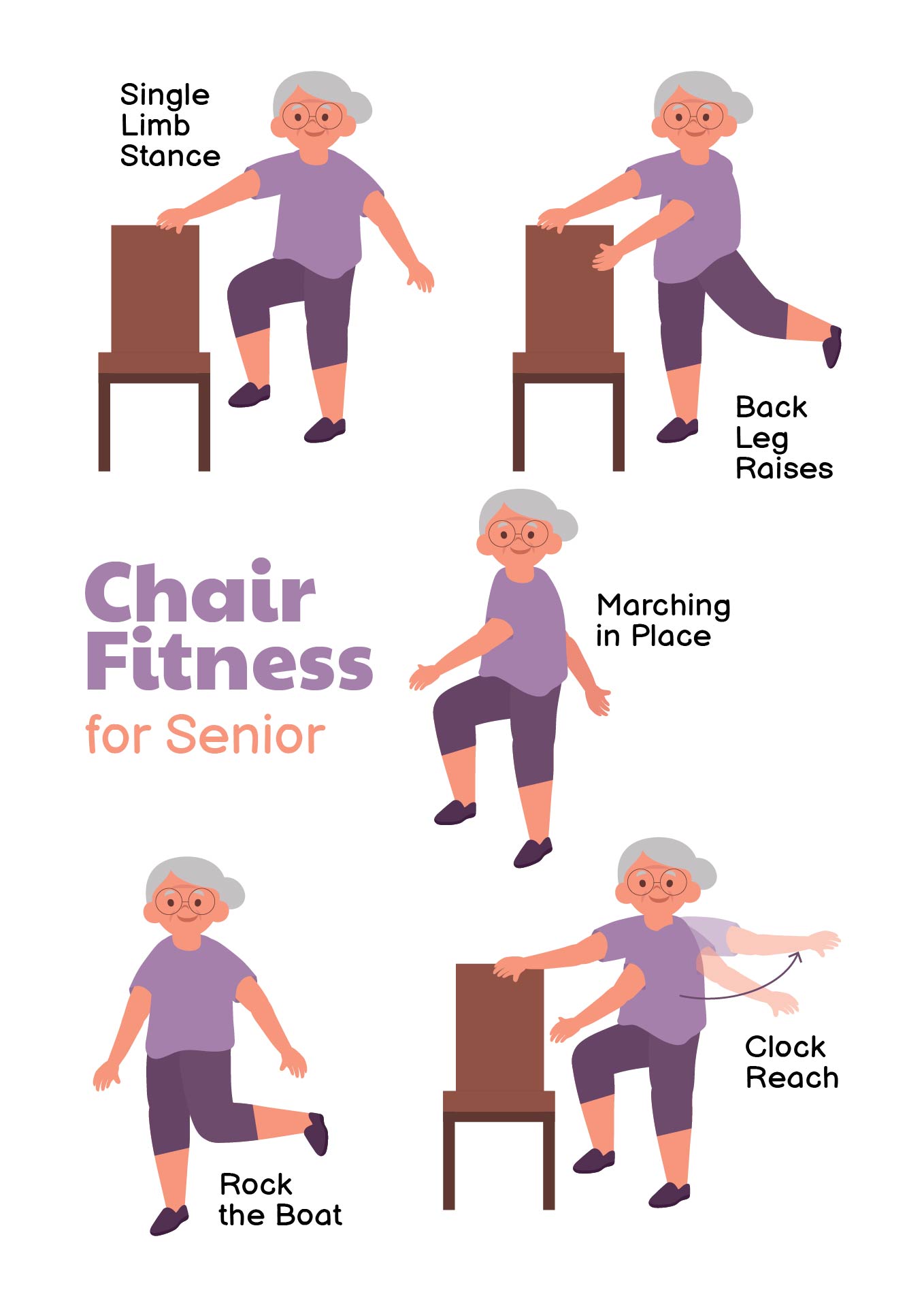 Senior Fitness Printable Exercise Routines