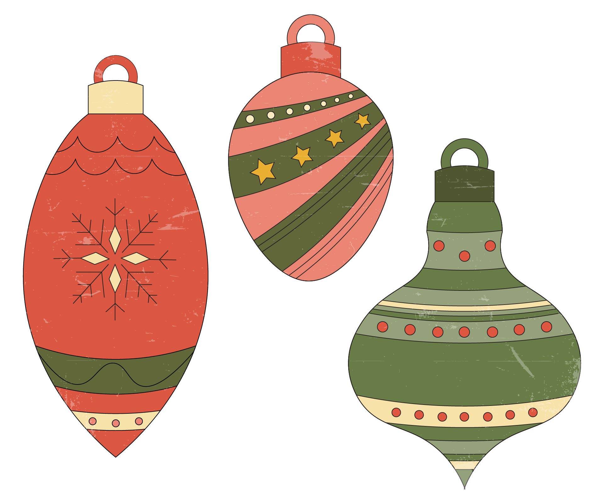 Vintage Christmas Decor Printables