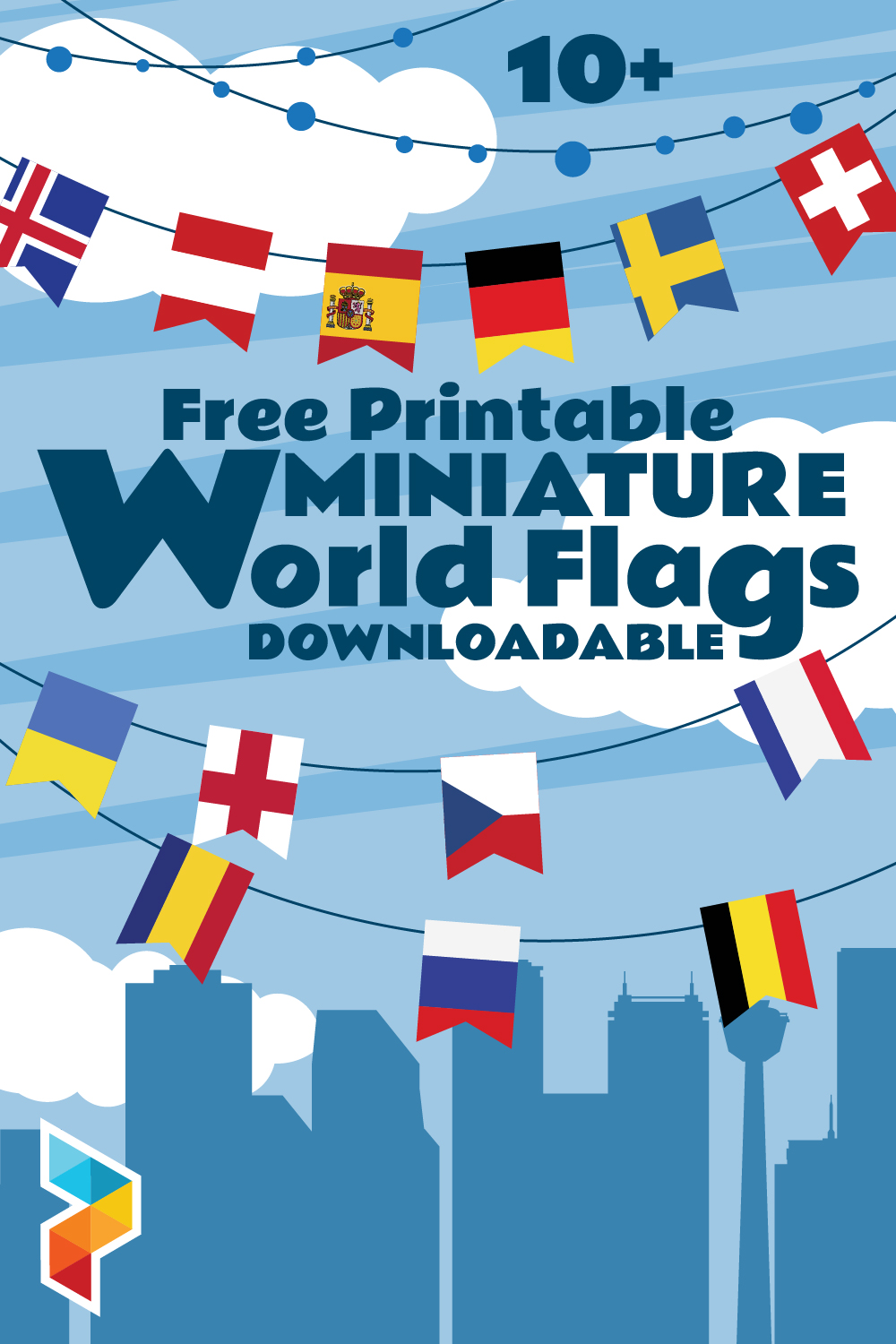 Miniature  World Flags Downloadable